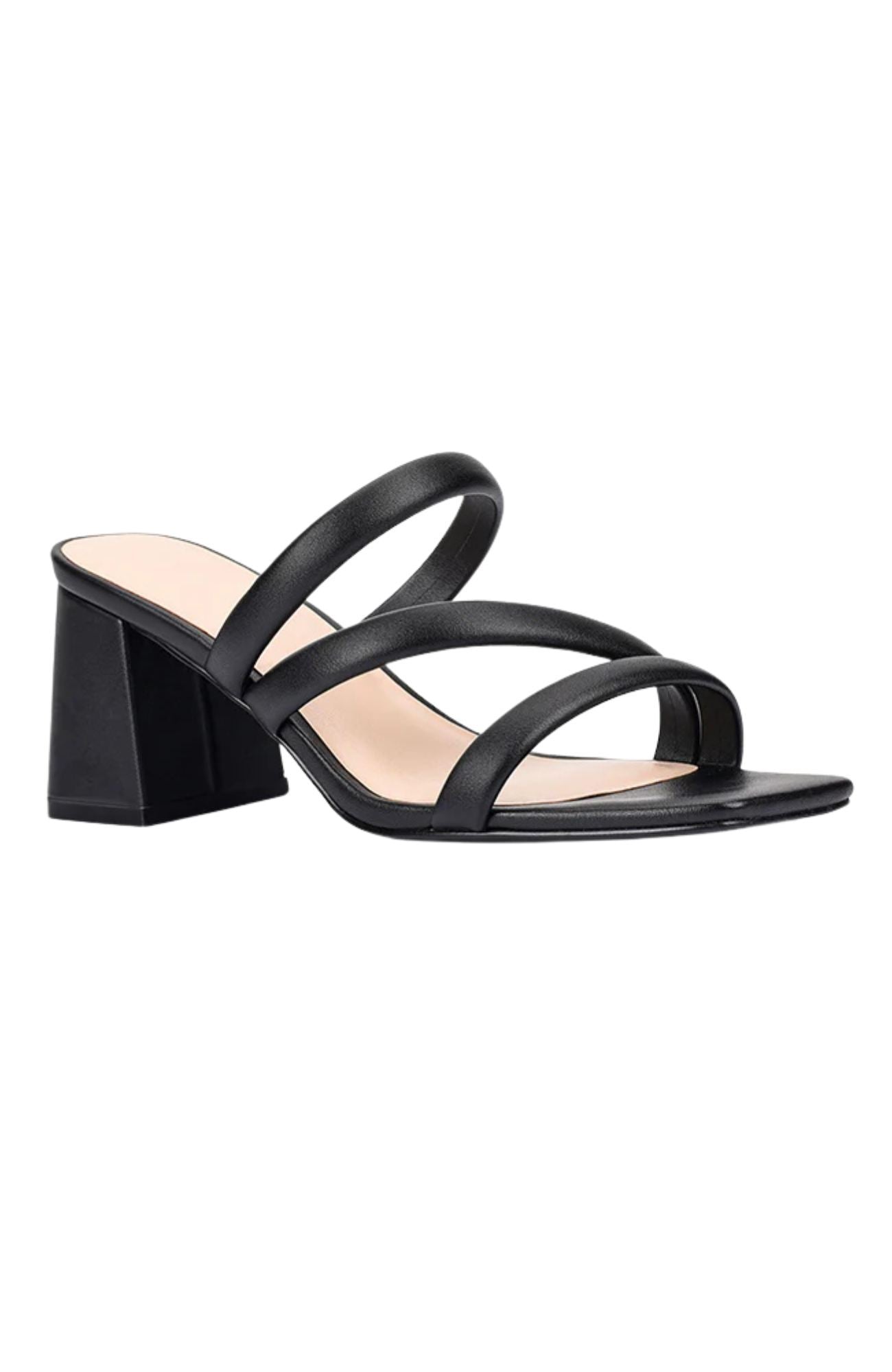 Stallone Block Heel Mules Black