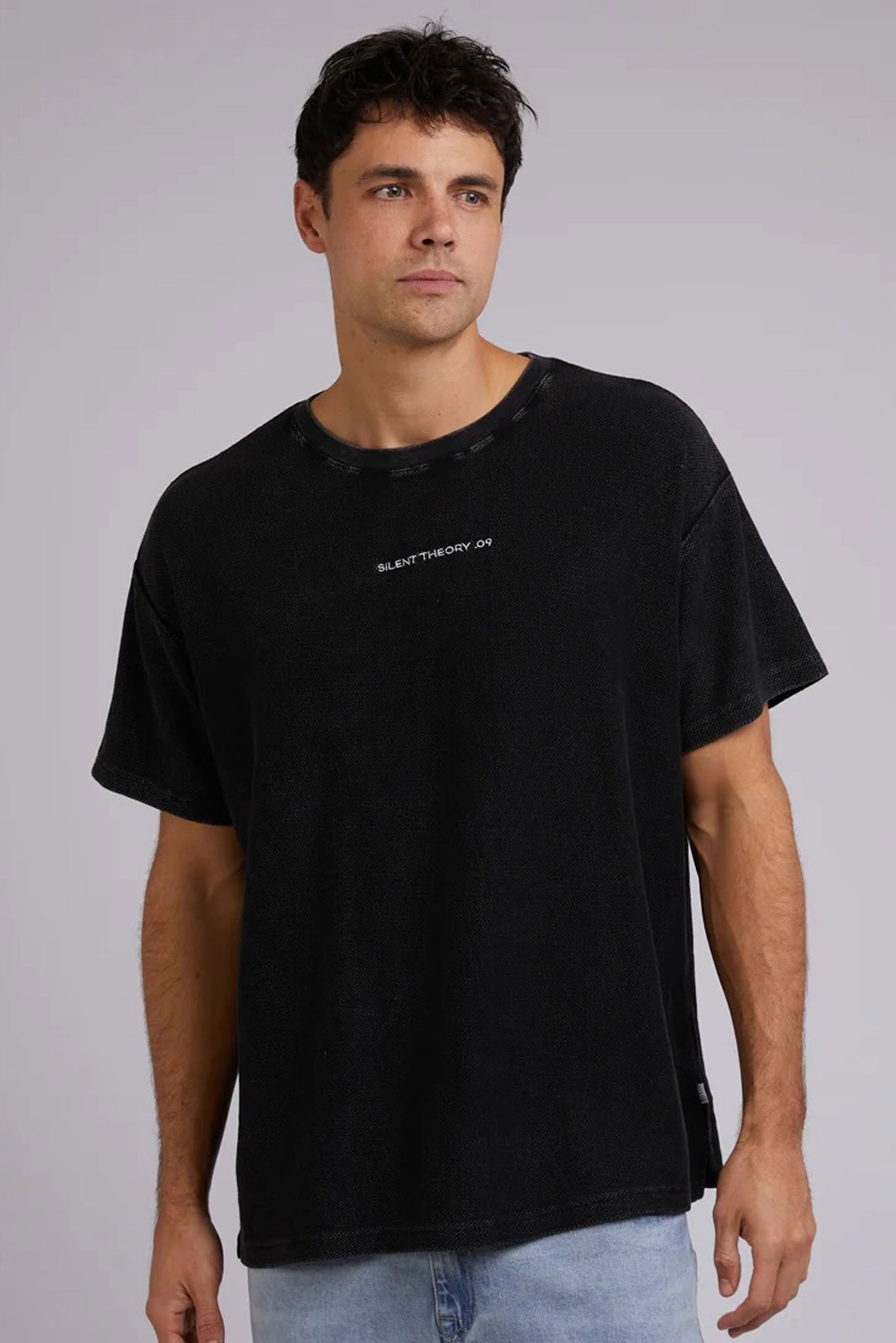 All Day Logo Tee Washed Black