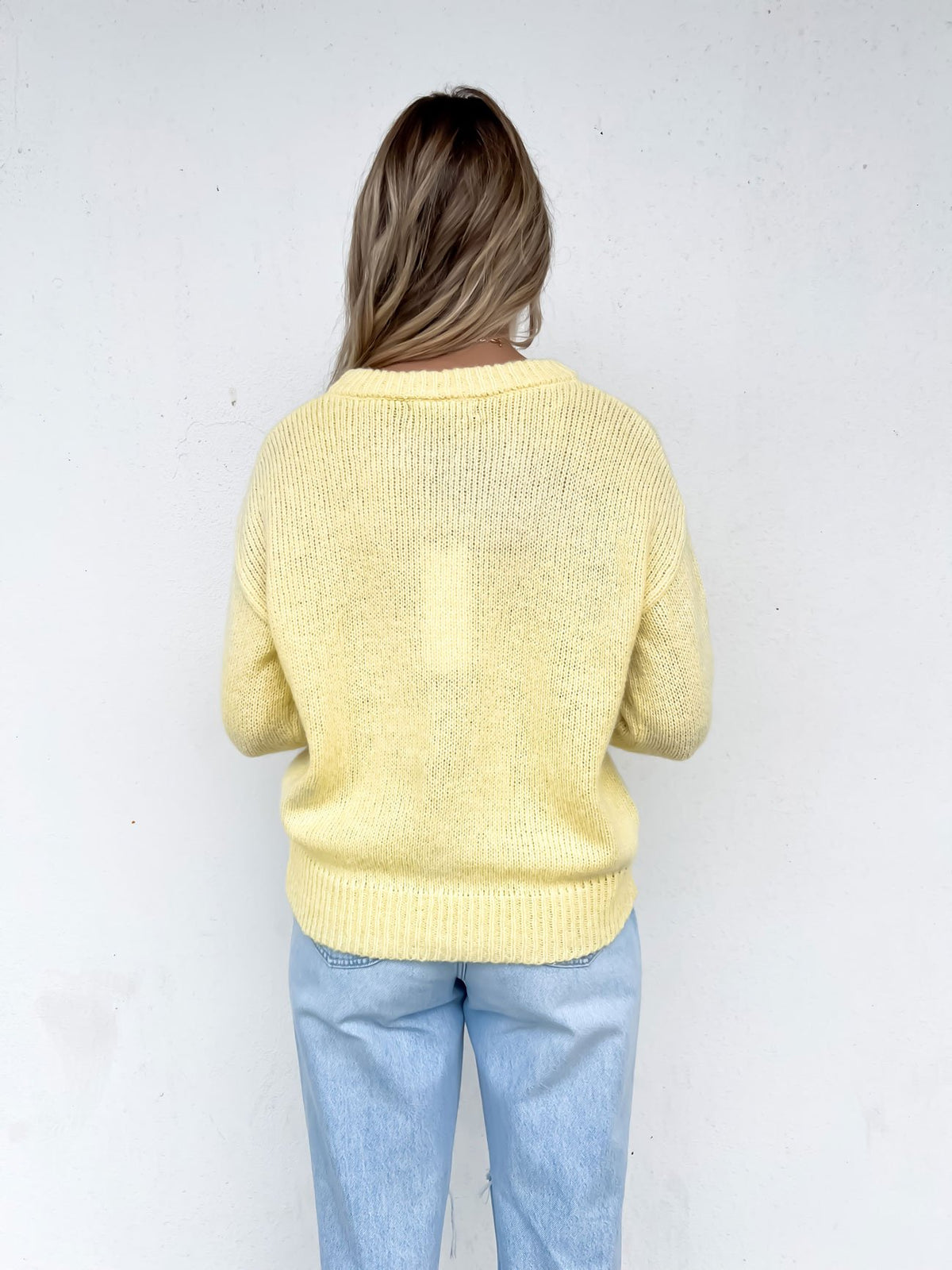 Annie Knit Jumper Lemon Jean Jail