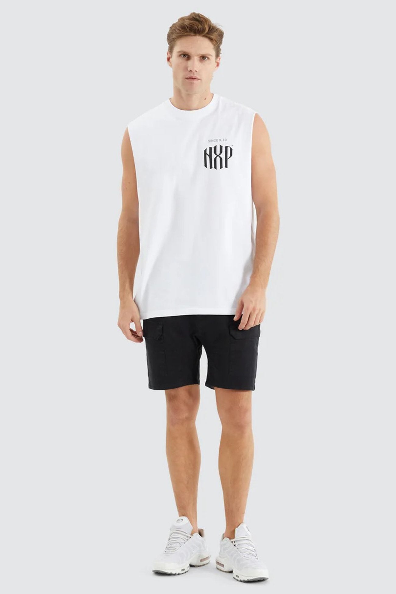 Anode Relaxed Muscle Tee Optical White