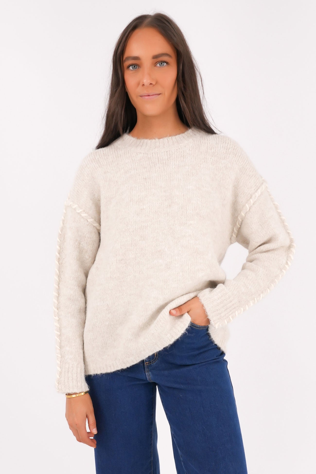 Arissa Knit Jumper Latte