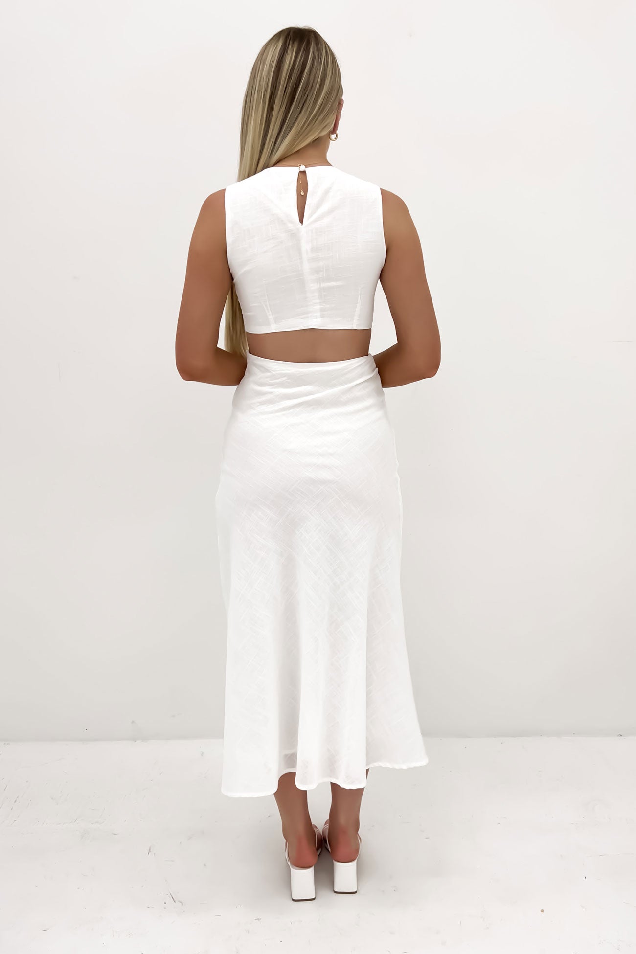 Asha Maxi Dress White