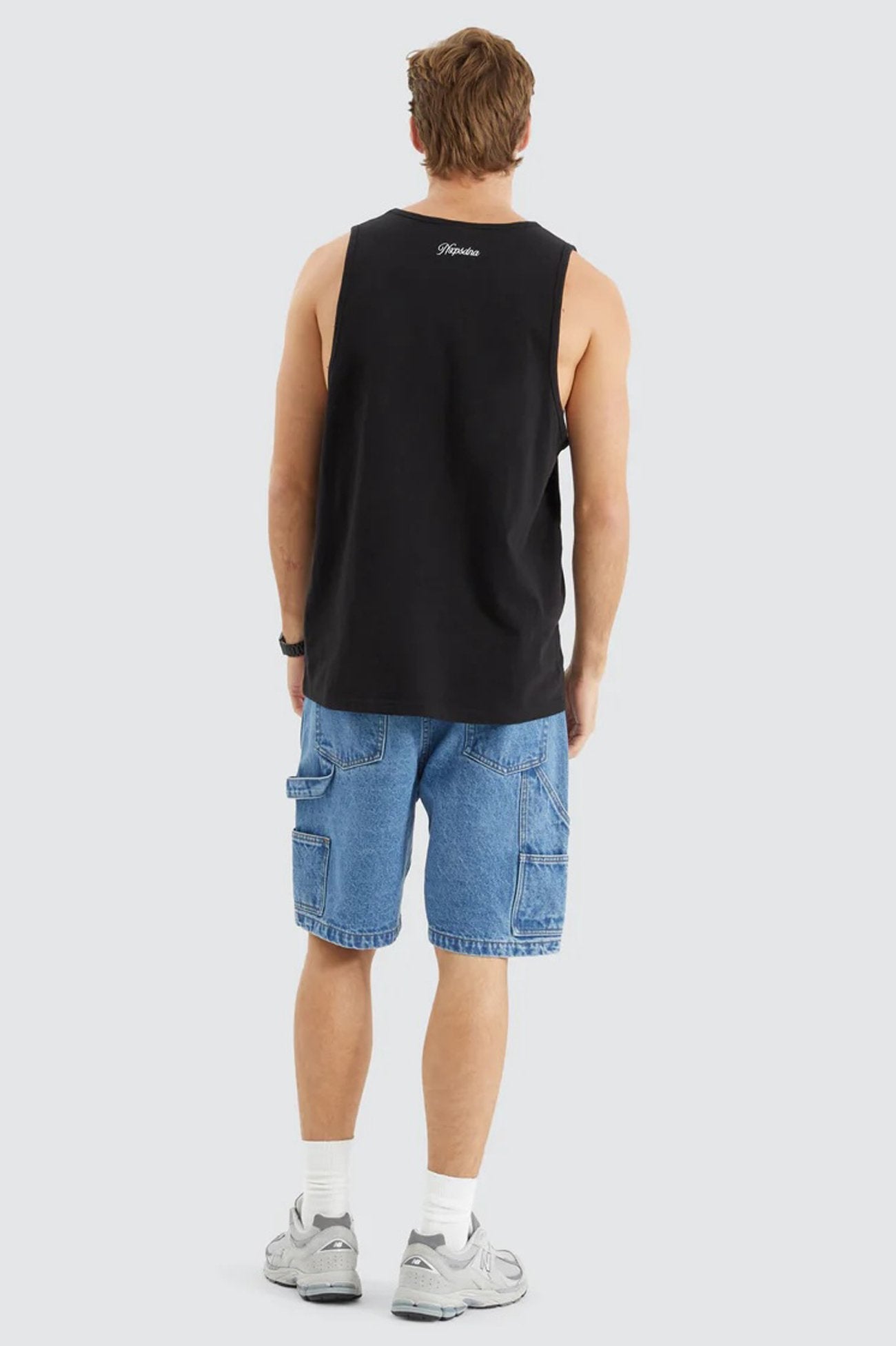 Asheville Relaxed Singlet Jet Black