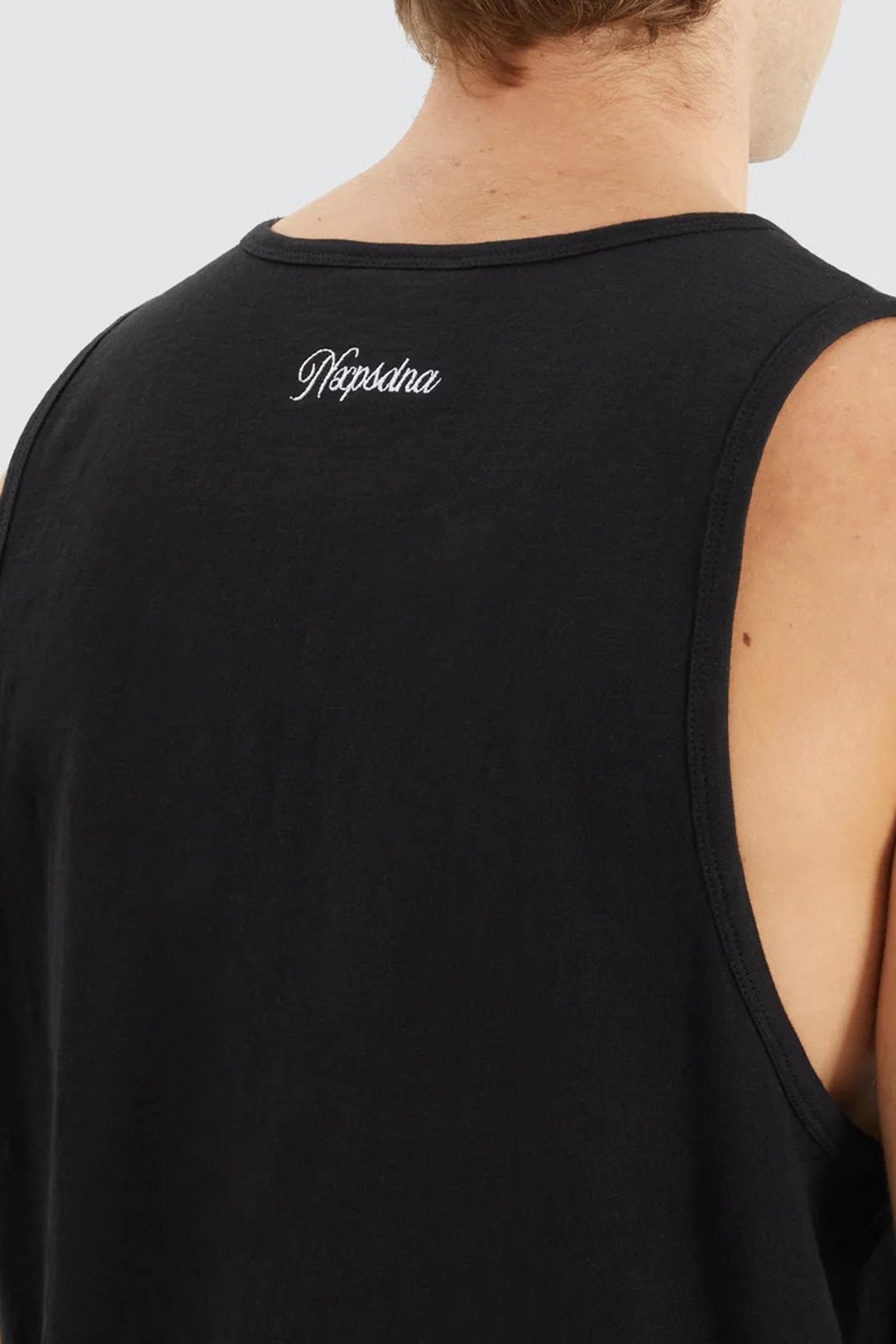 Asheville Relaxed Singlet Jet Black