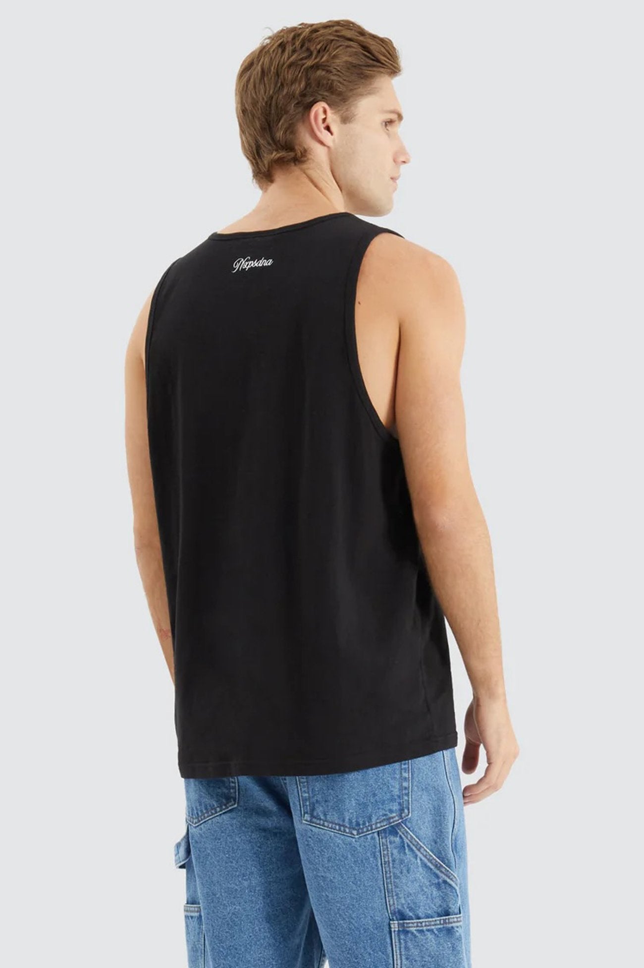 Asheville Relaxed Singlet Jet Black