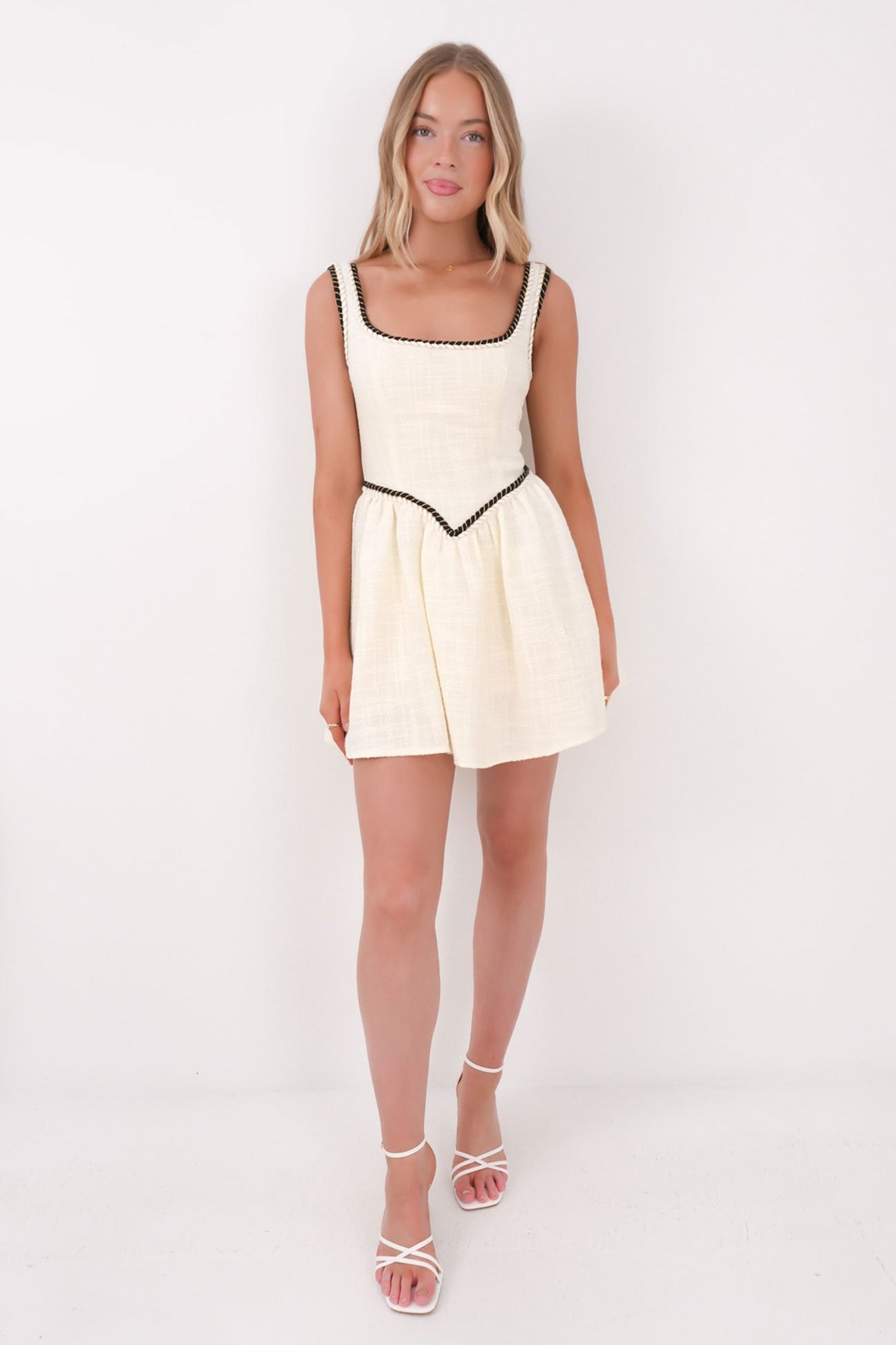 Audrie Mini Dress Cream