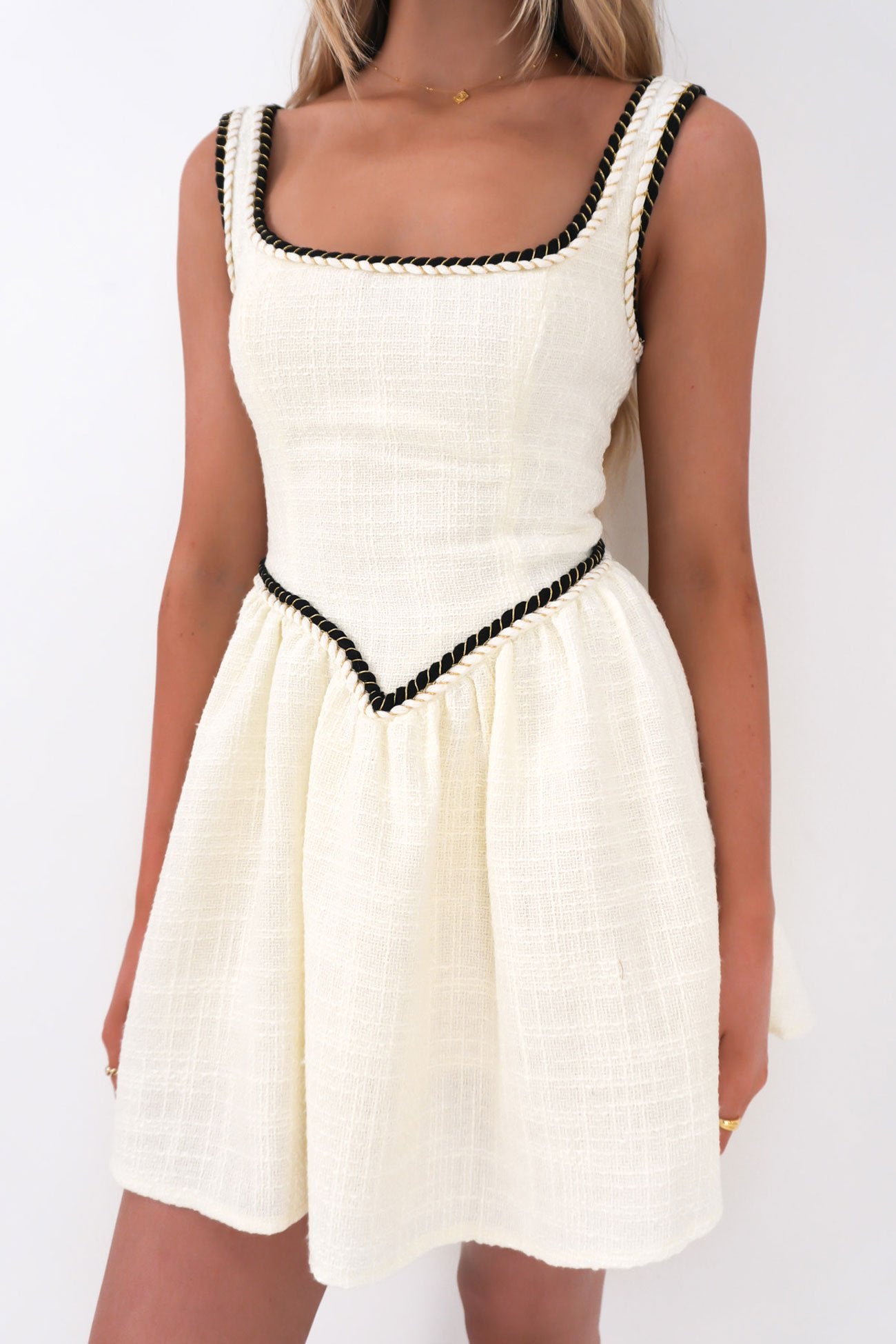 Audrie Mini Dress Cream