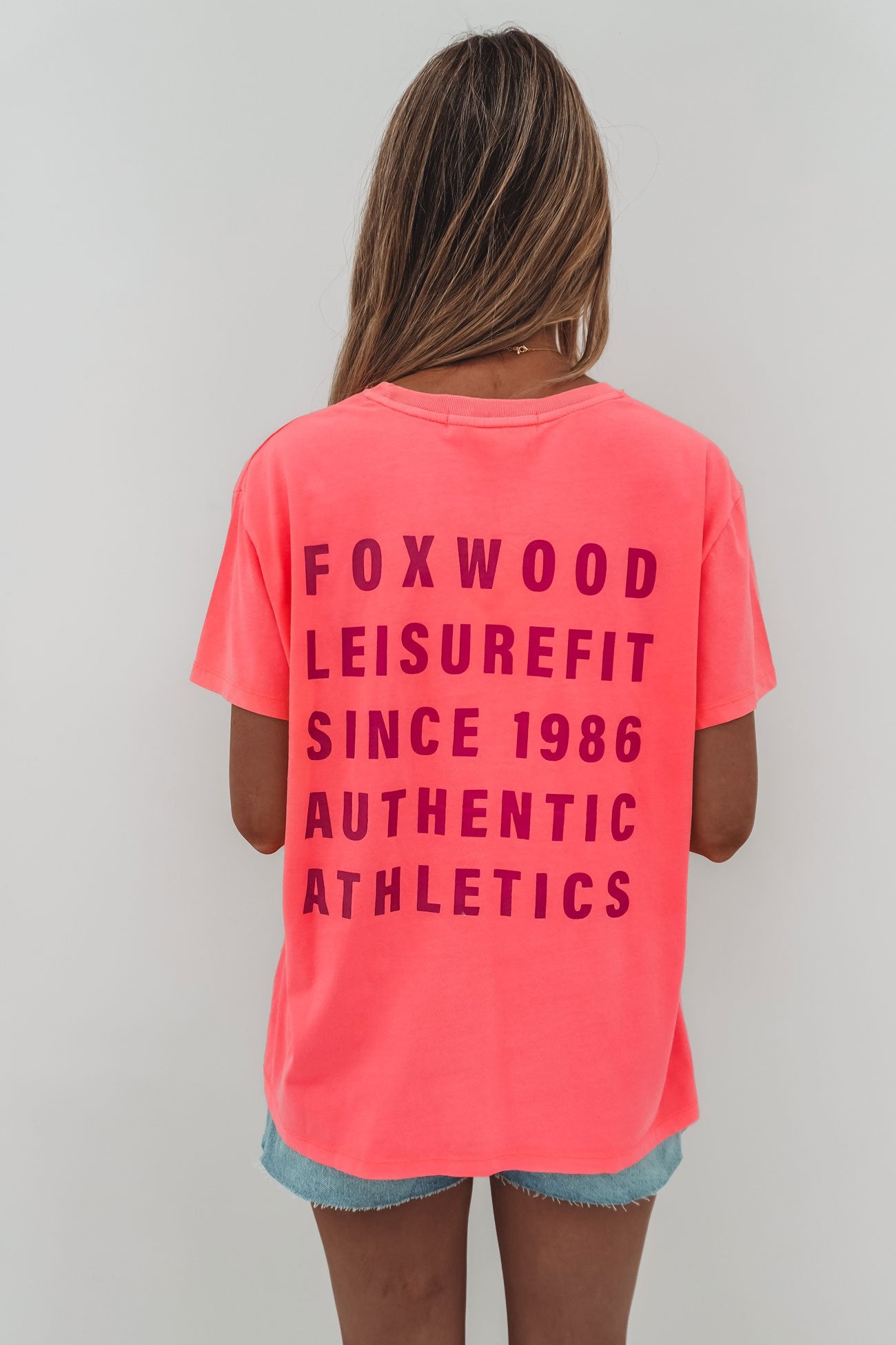 Authentic Tee Neon Pink