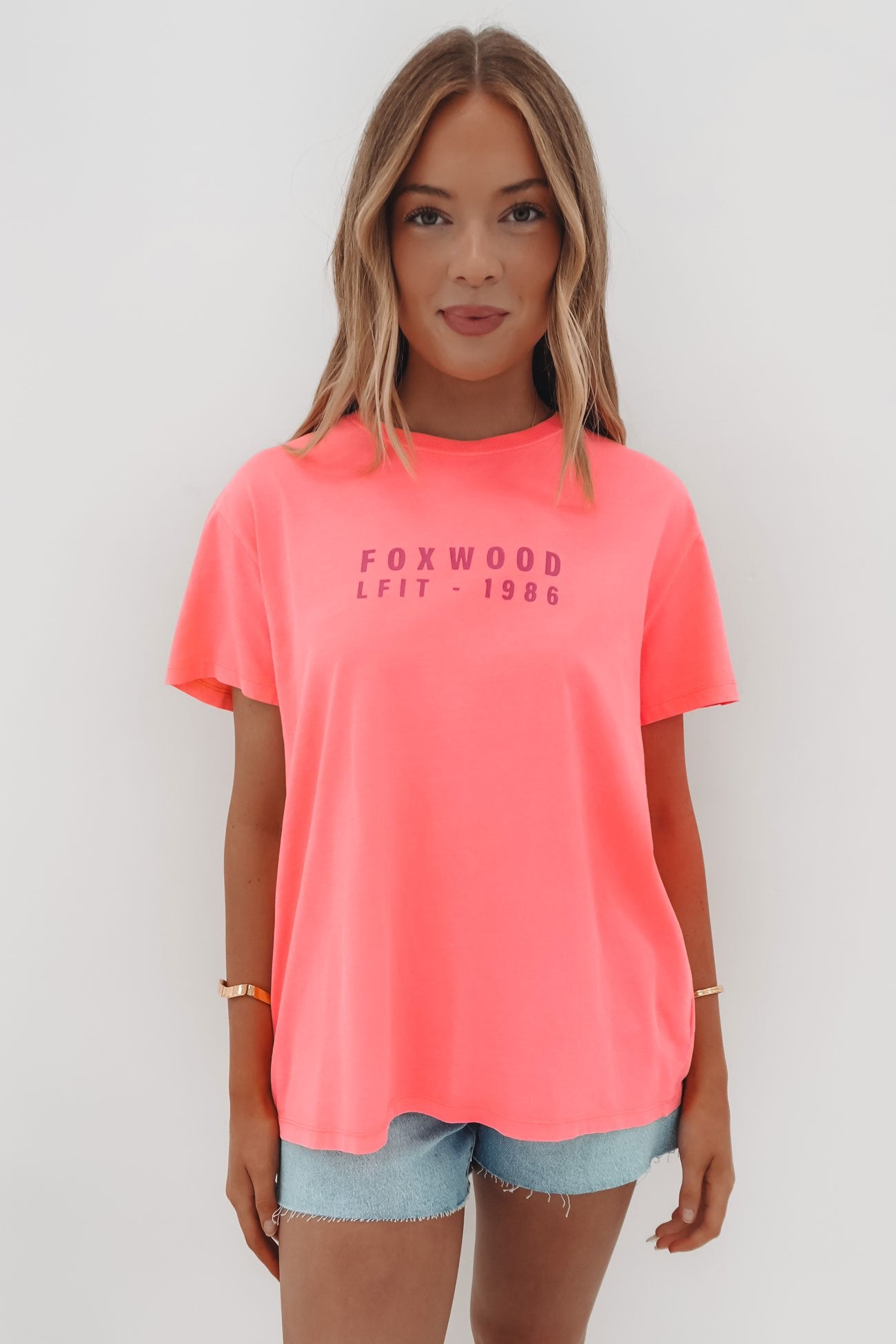 Authentic Tee Neon Pink