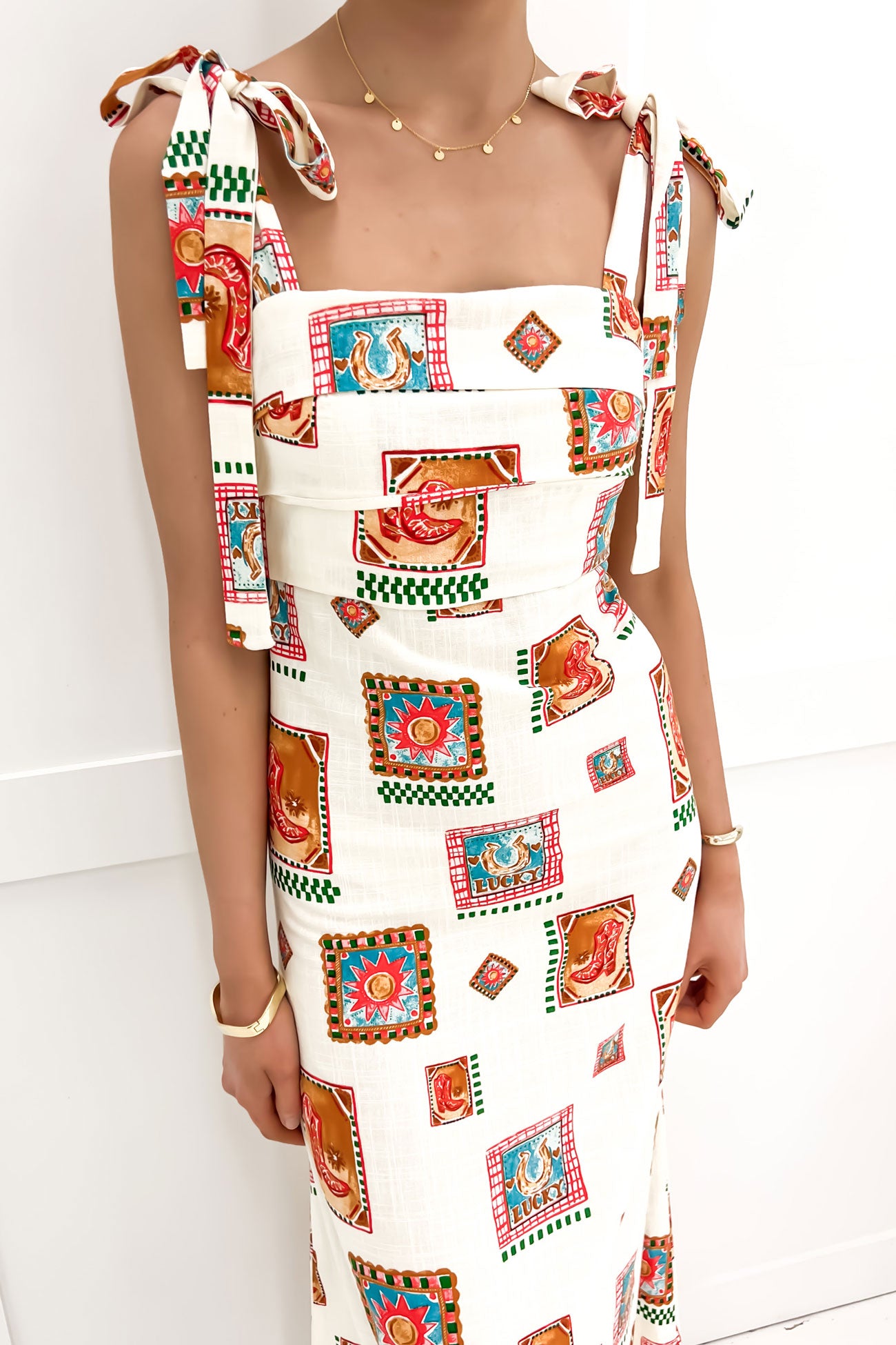 Avalynn Midi Dress Texas