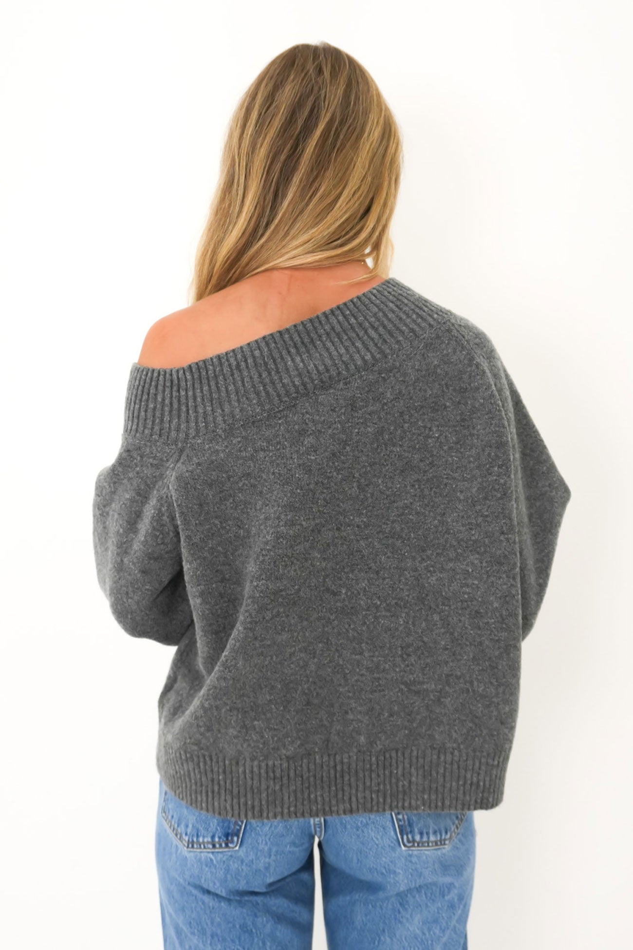 Ayden Knit Jumper Grey