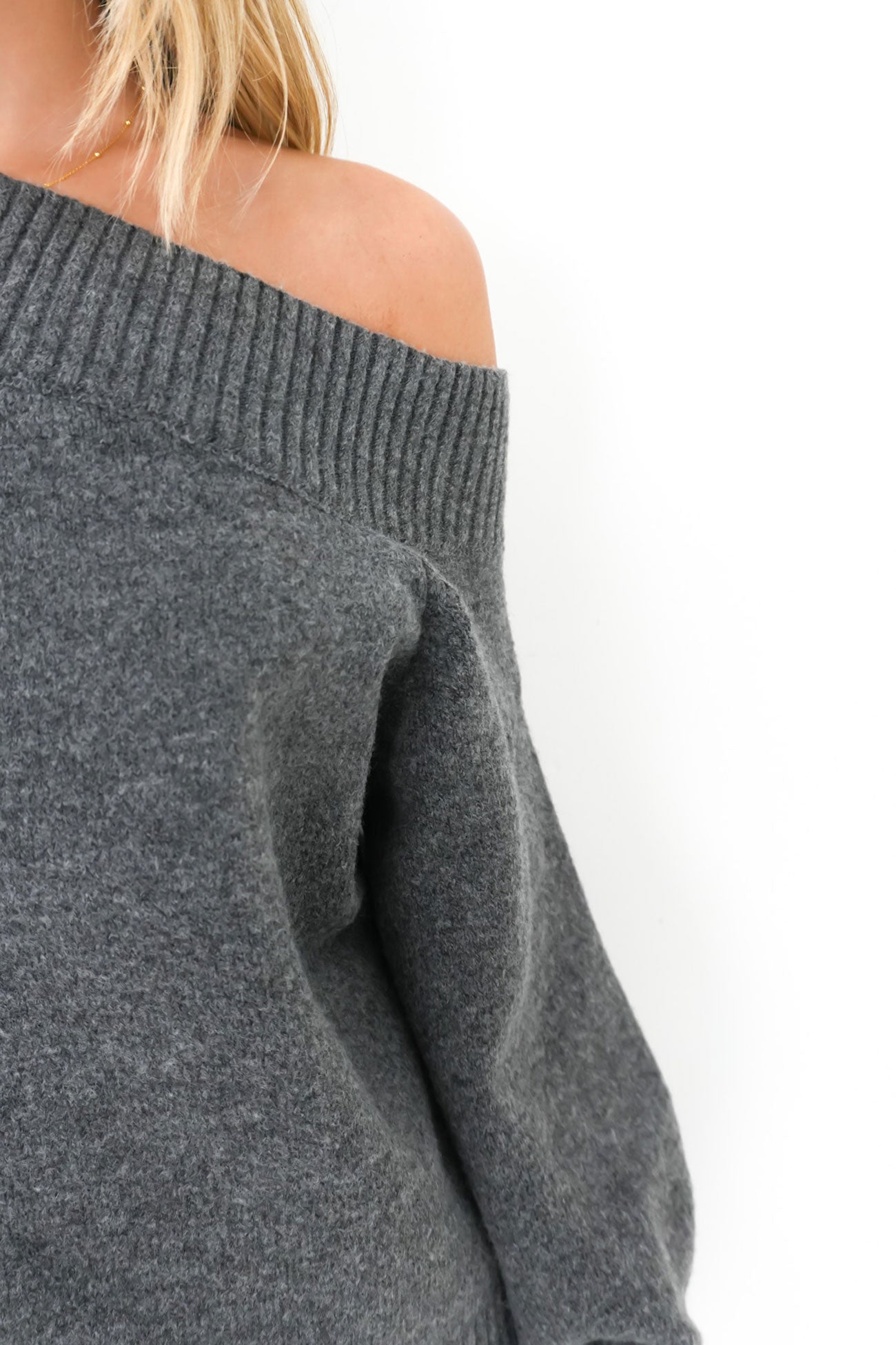 Ayden Knit Jumper Grey