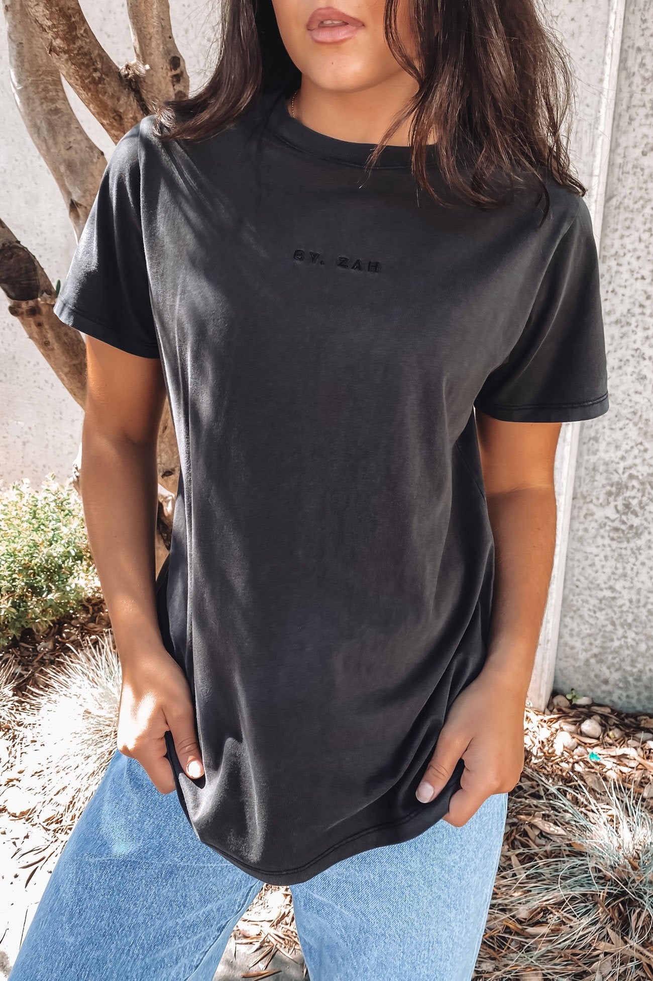 BZ Tonal Tee Washed Black