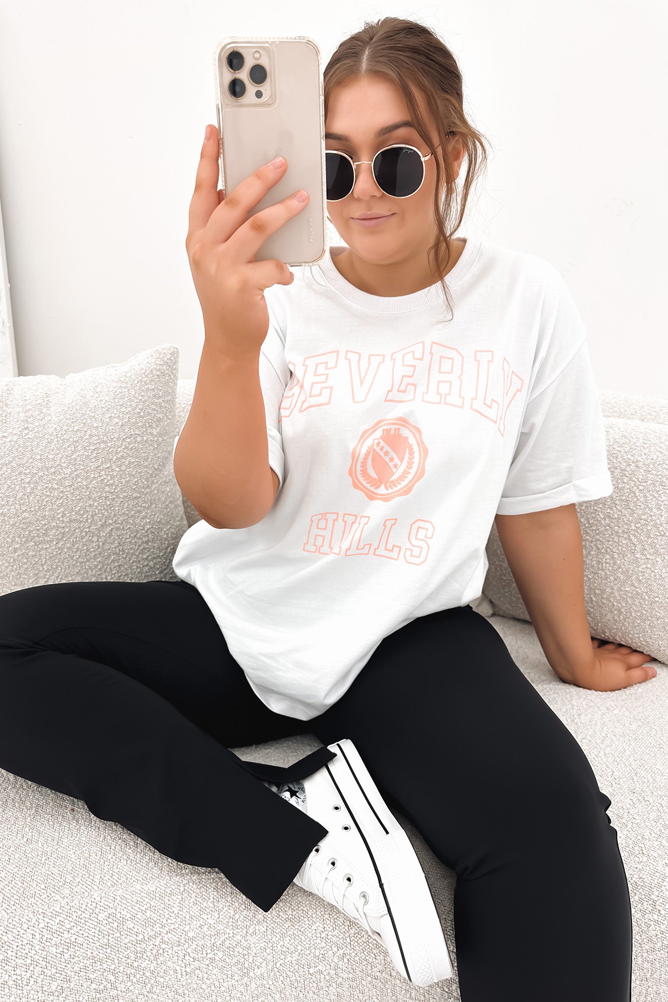 Beverly Hills Tee White