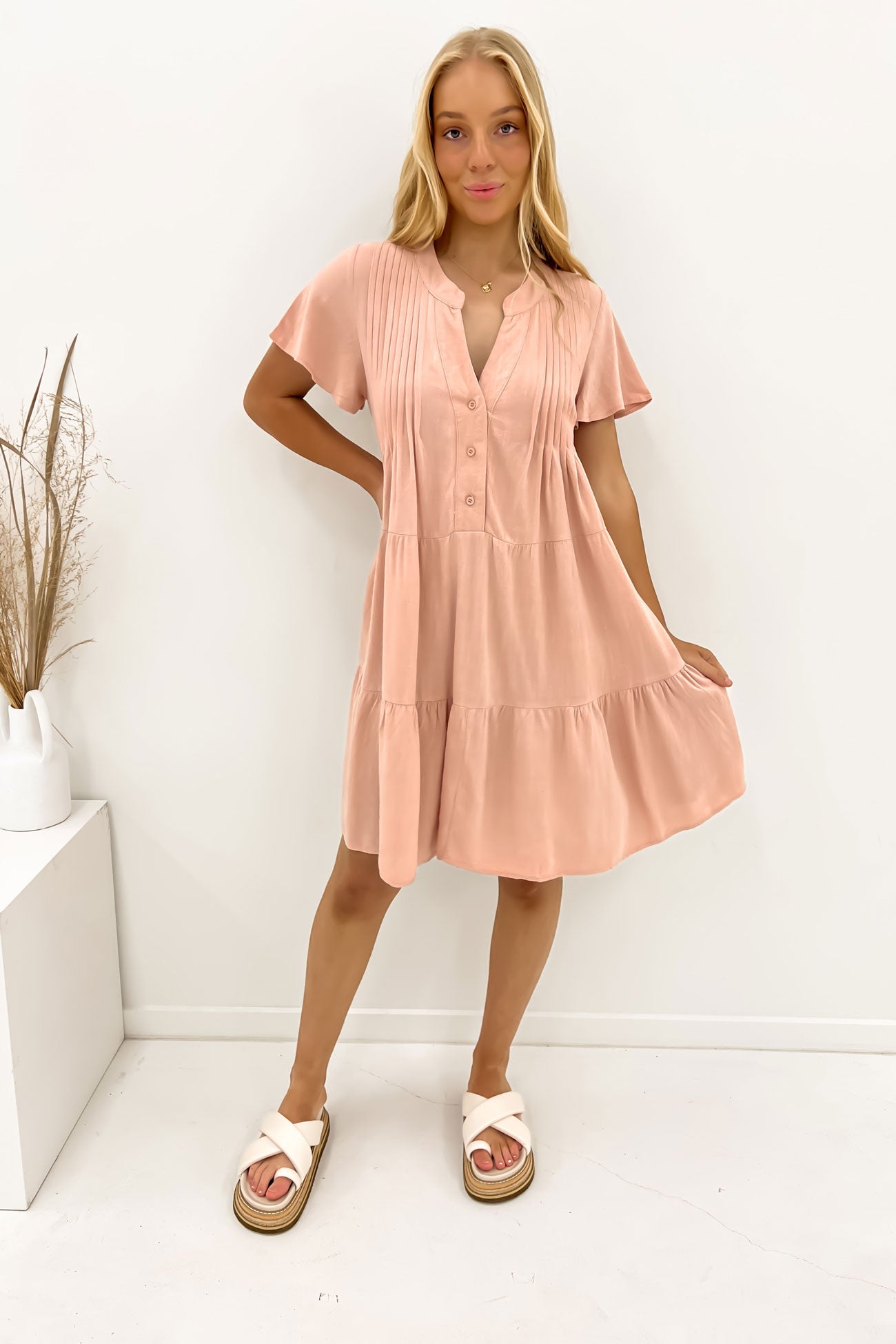 Blaire Mini Dress Blush