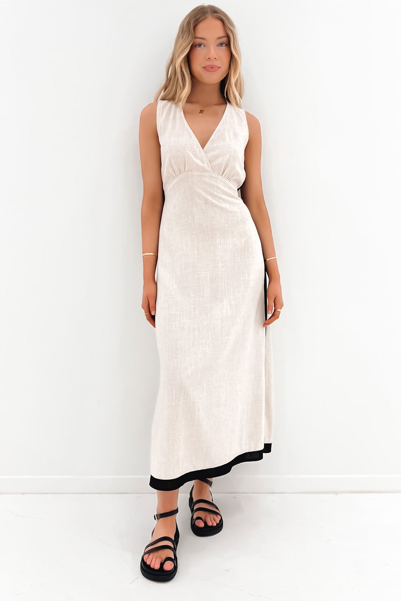 PRE ORDER - Bodie Midi Dress Oat