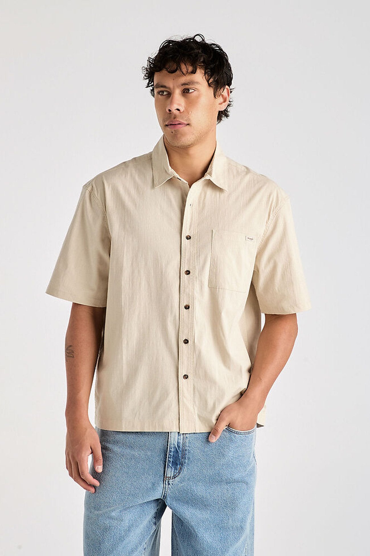 Boxcar Shirt Wheat Stripe