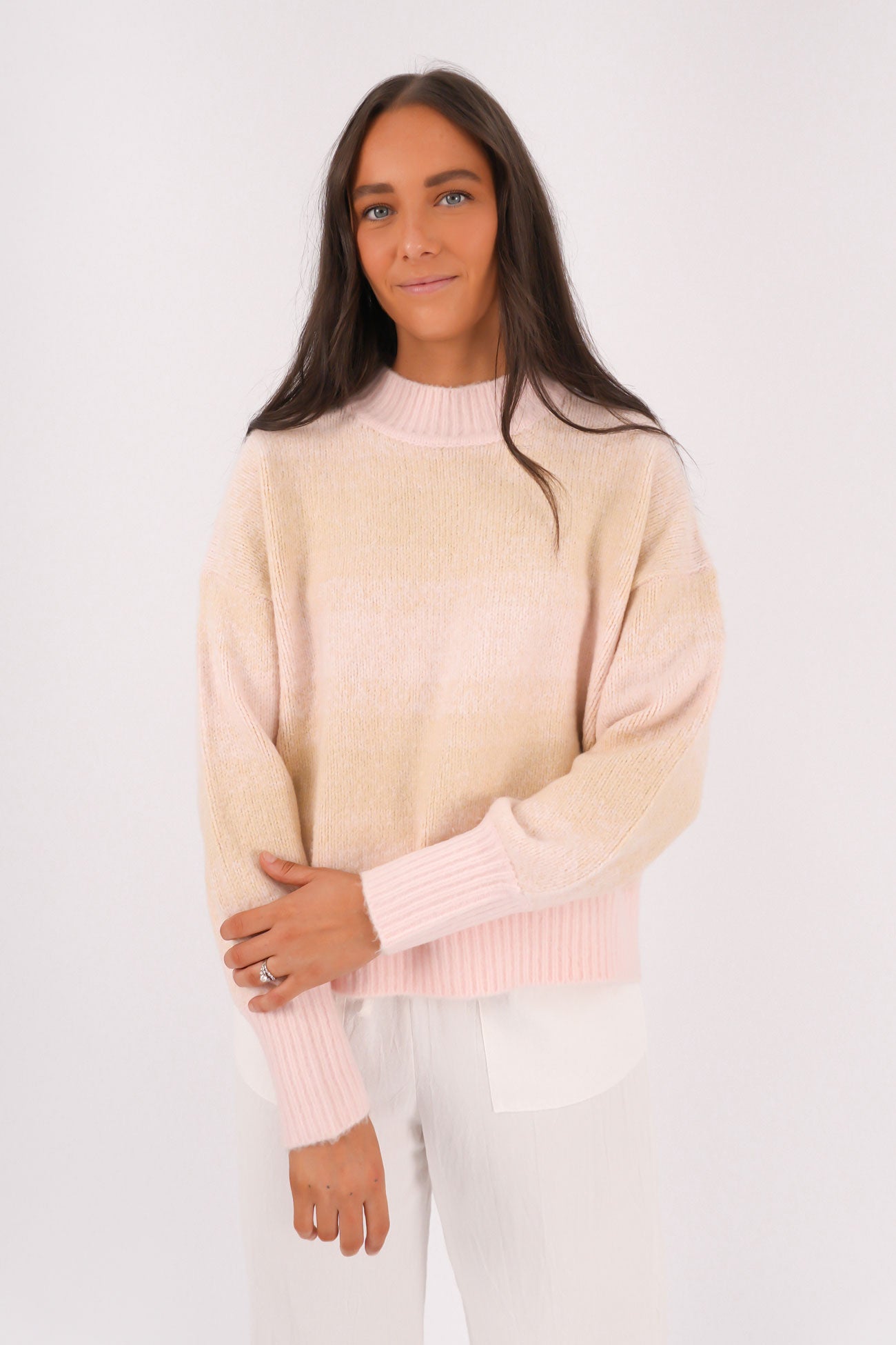 Brandi Knit Jumper Pale Pink