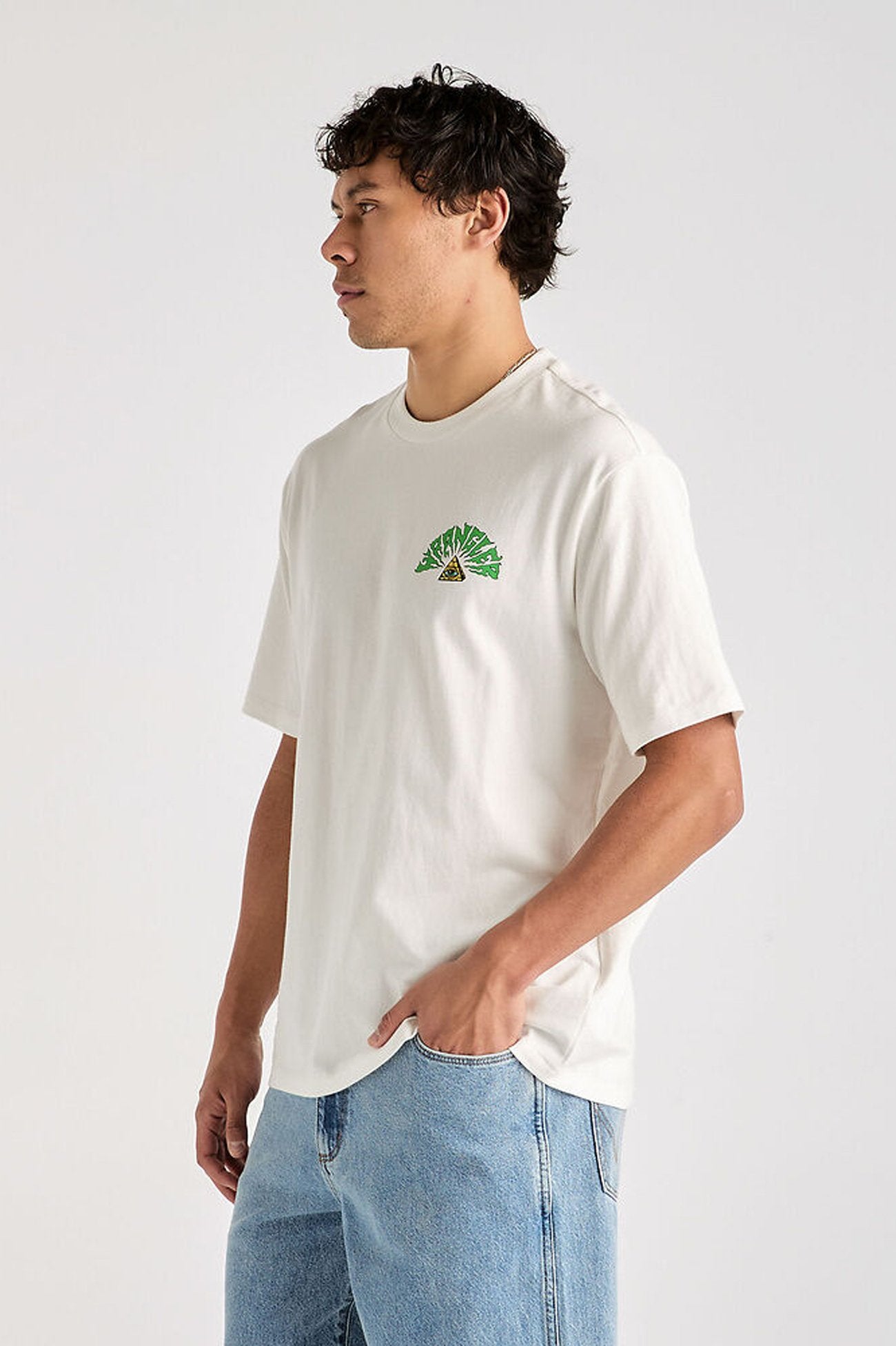 Broken Through Slacker Tee White