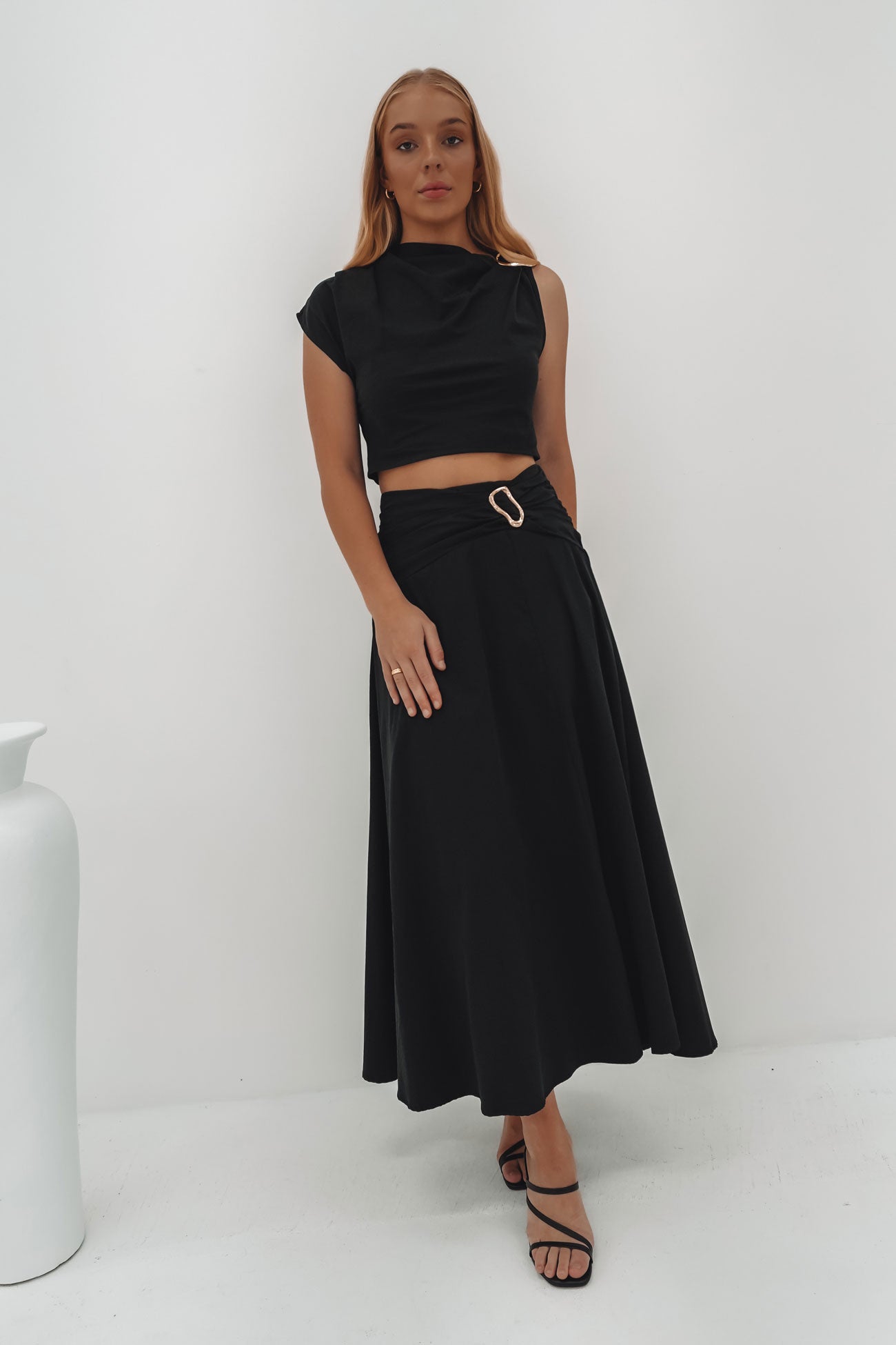 Burke Maxi Skirt Black