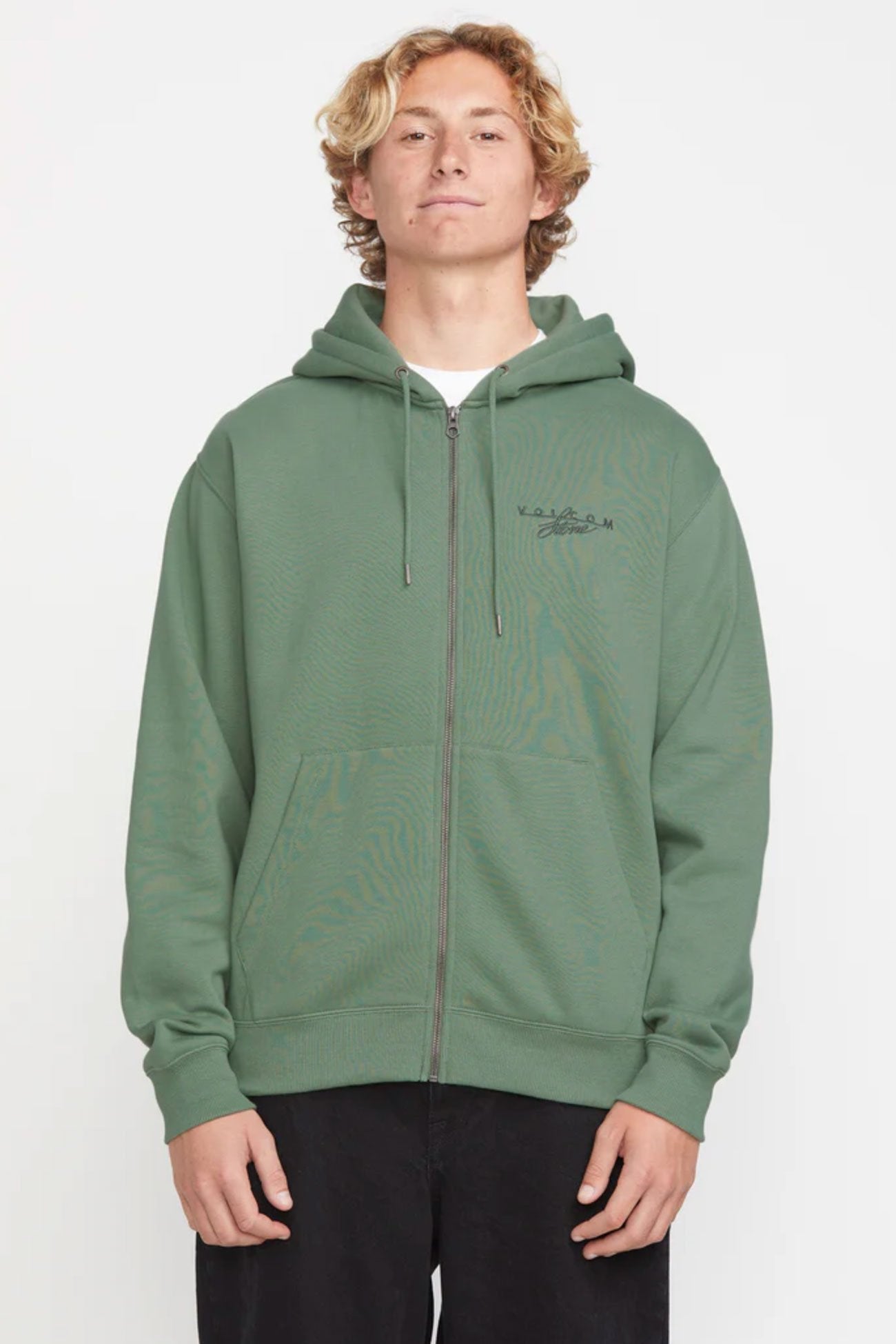 Calmston Zip Jumper Light Olive