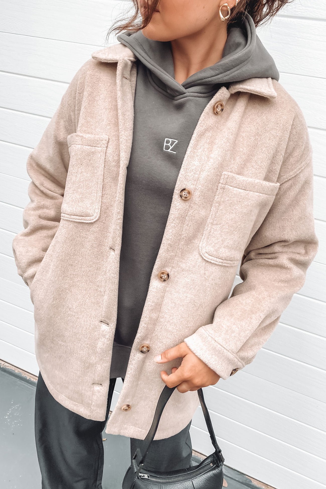 Cameron Pocket Jacket Taupe