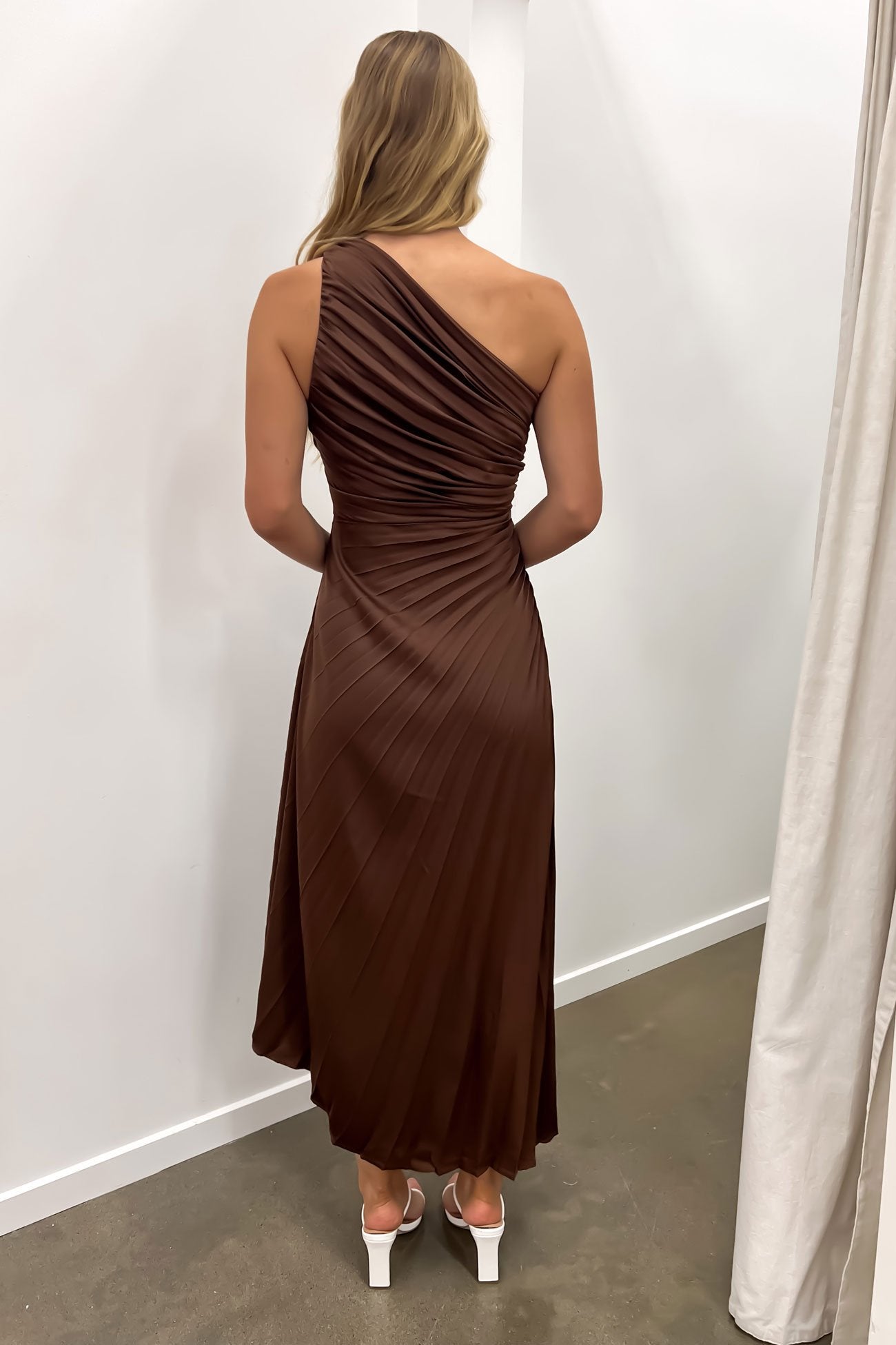 Caralee Midi Dress Chocolate