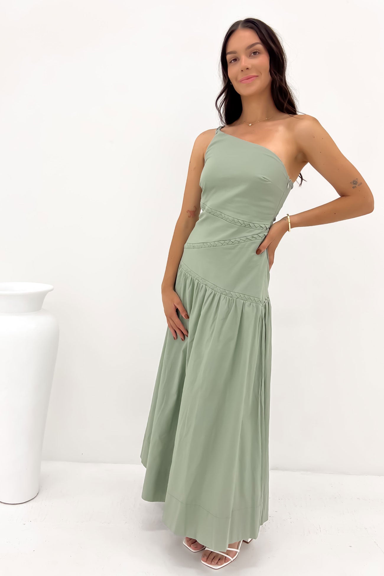 Carwyn Maxi Dress Khaki