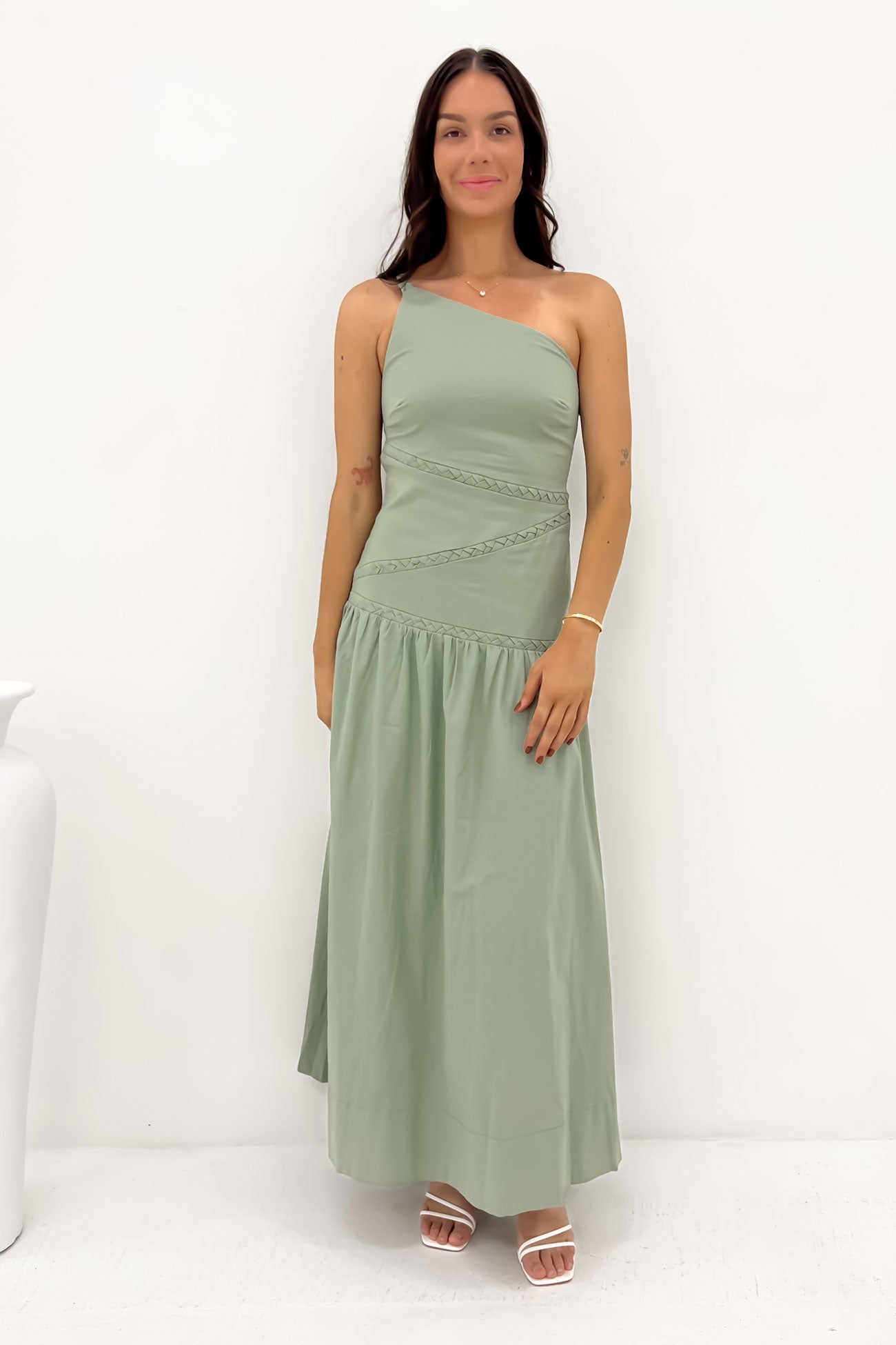 Carwyn Maxi Dress Khaki