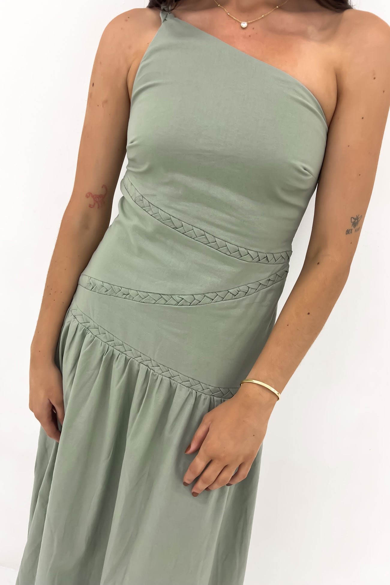 Carwyn Maxi Dress Khaki