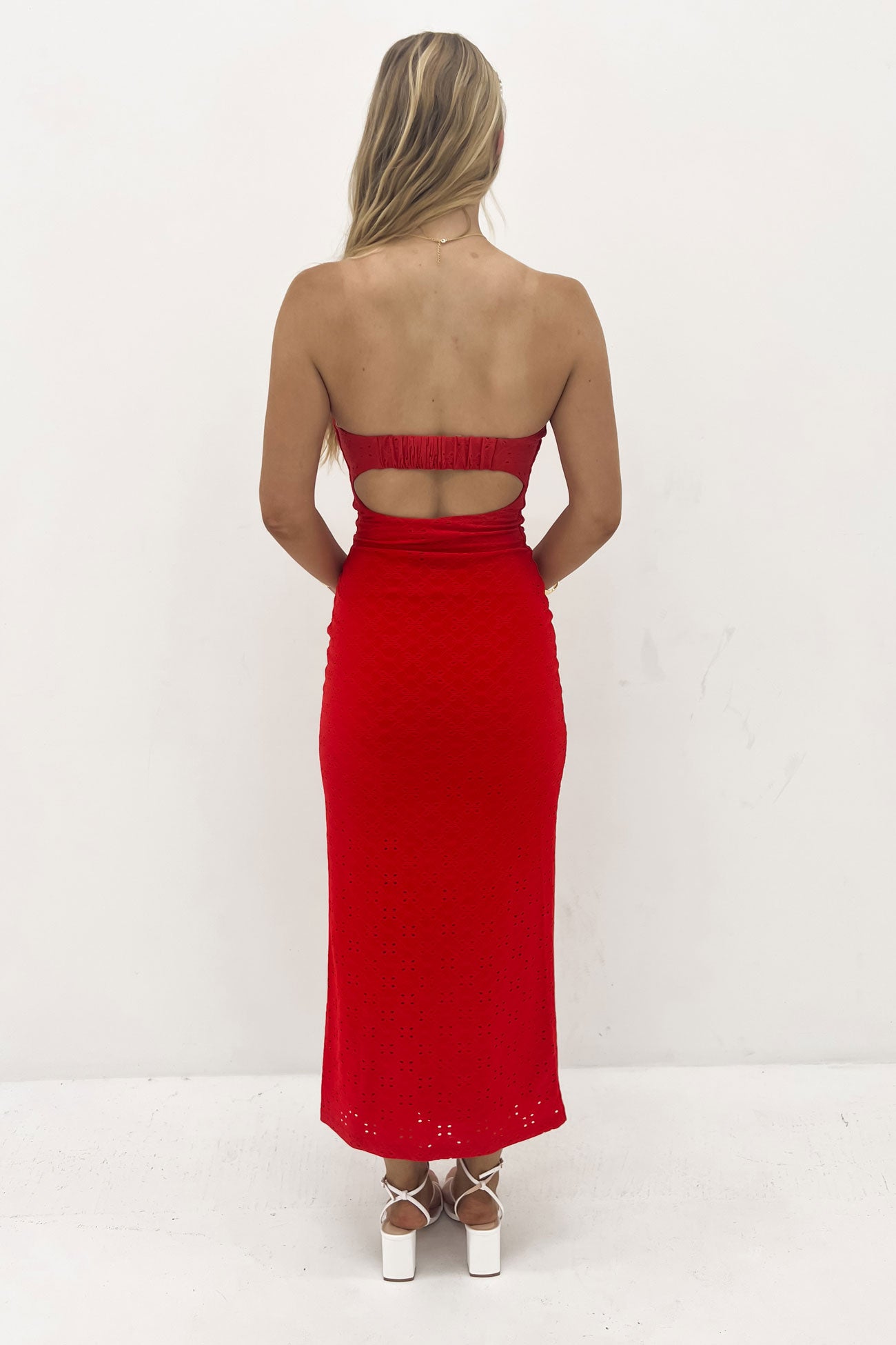 Charlee Maxi Dress Red