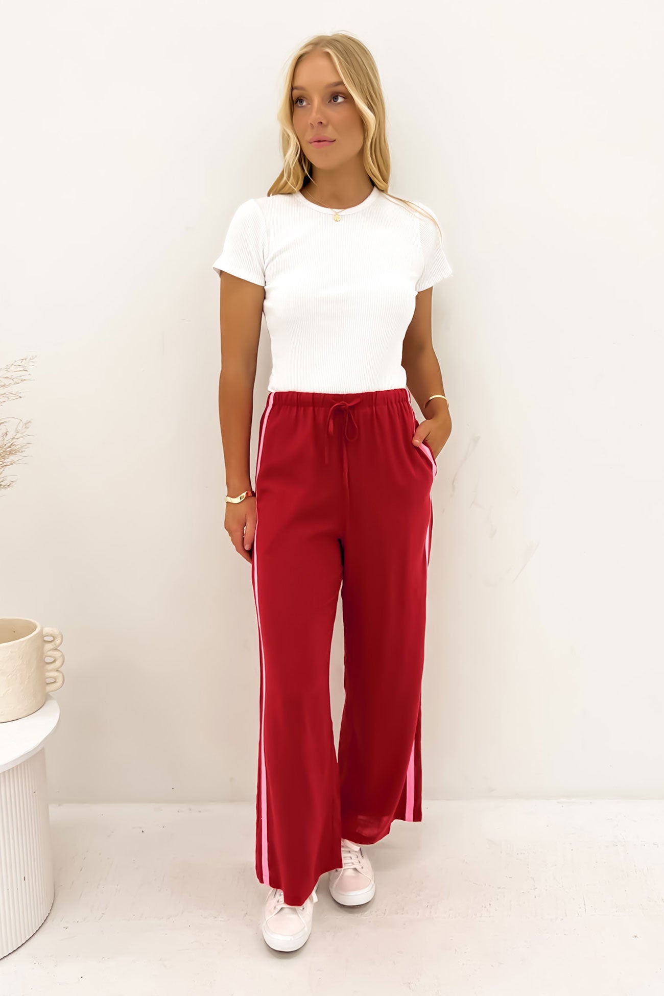 Charlotte Pant Red