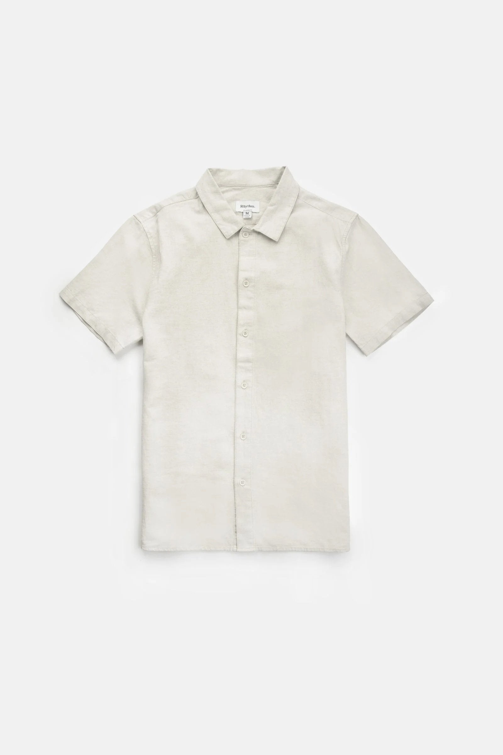 Classic Linen Short Sleeve Shirt Sand