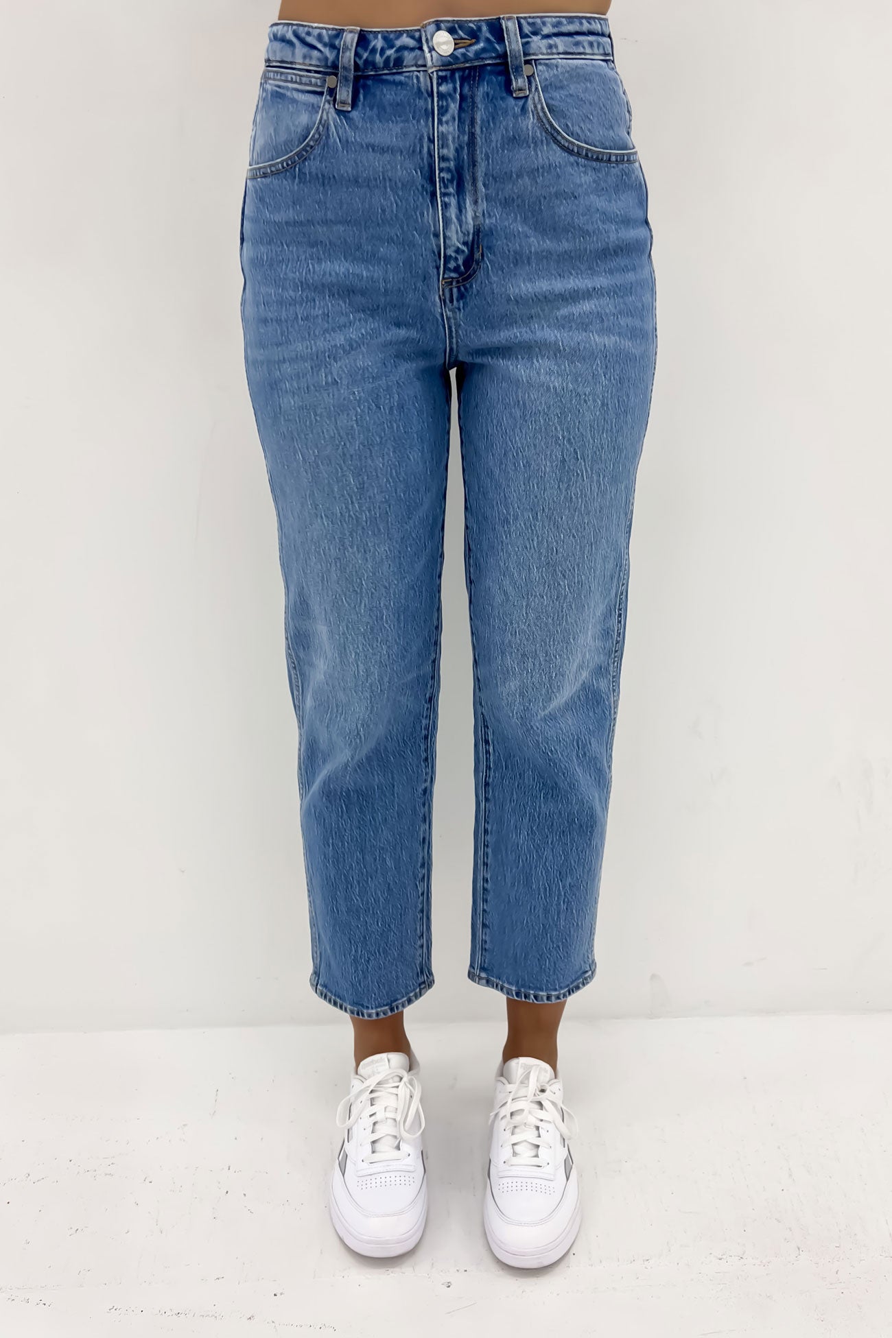 Claudia Hi Straight Crop Jean Pennydale Blue