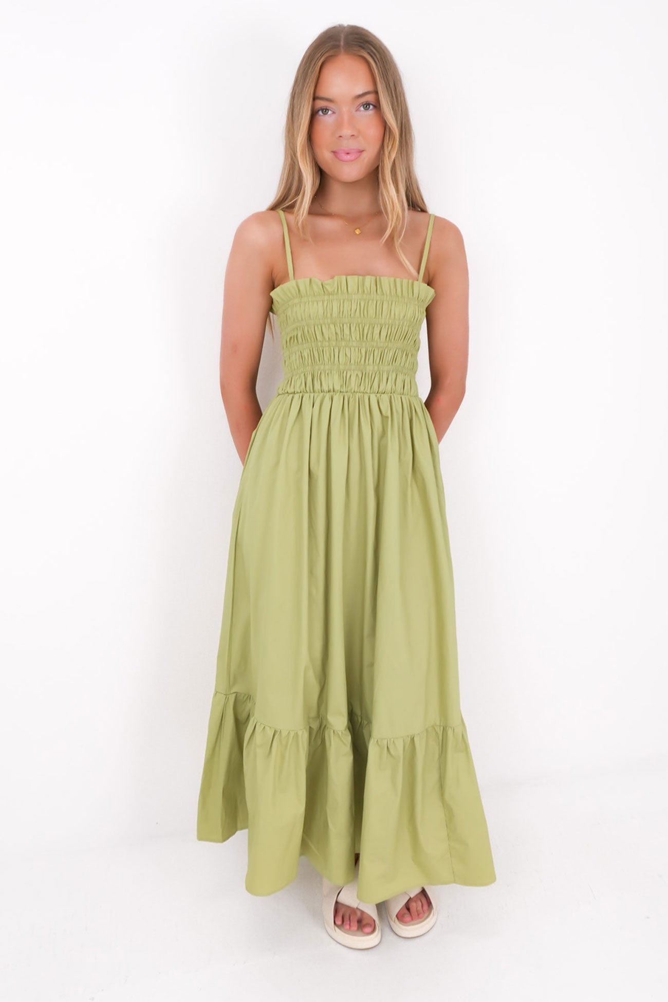 Colette Midi Dress Sage