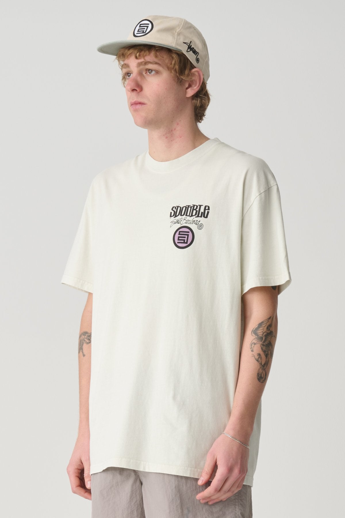 Combo Platter Tee Washed White