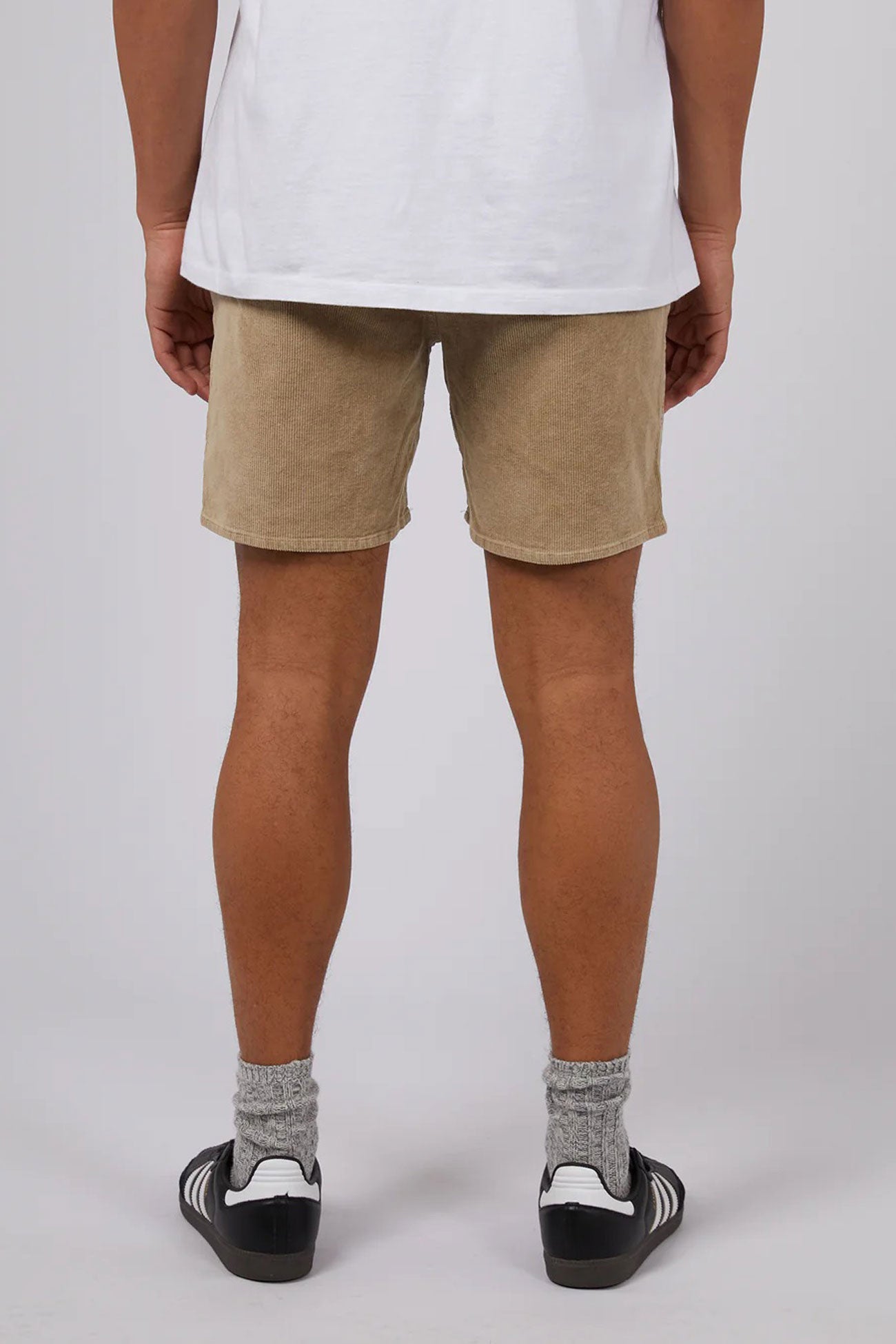 Cord Short Tan