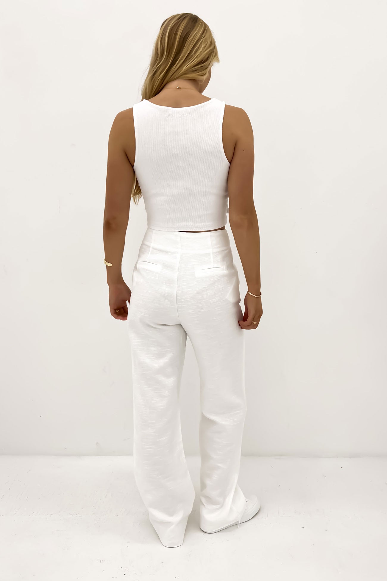 Cyrus Linen Pant White