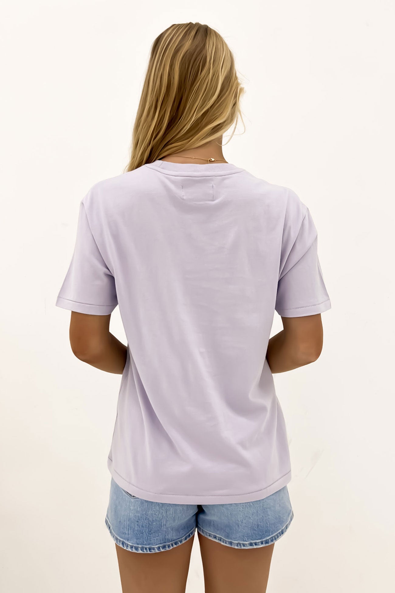 Daisies Relaxed Tee Lilac