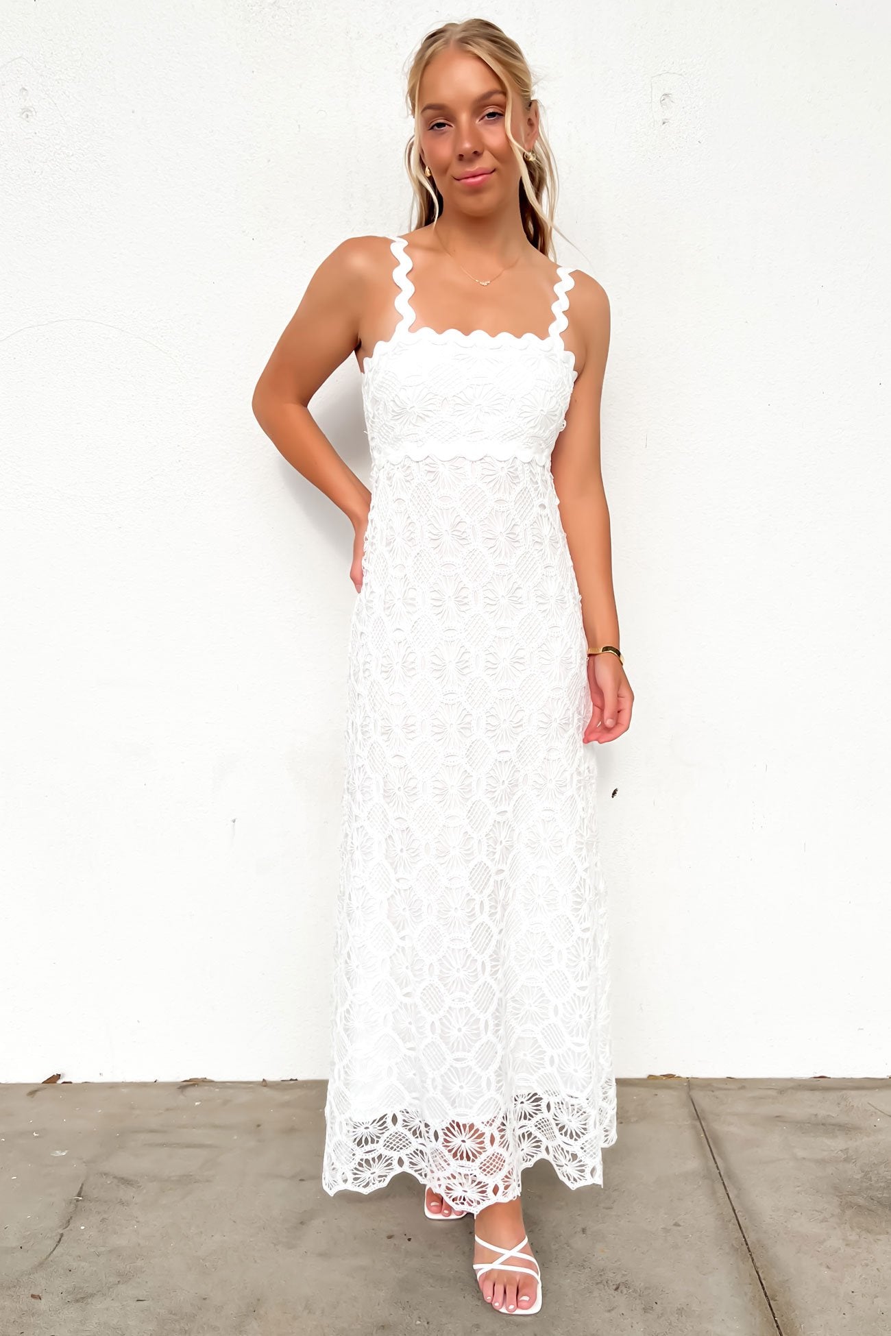 Daxton Maxi Dress White