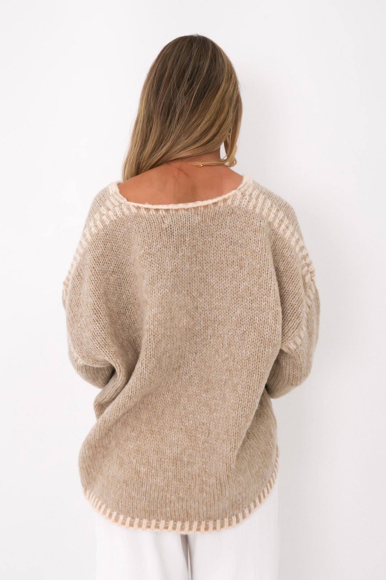 Dean Cardigan Beige