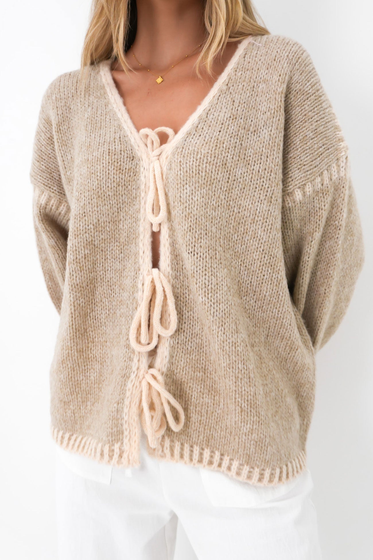 Dean Cardigan Beige