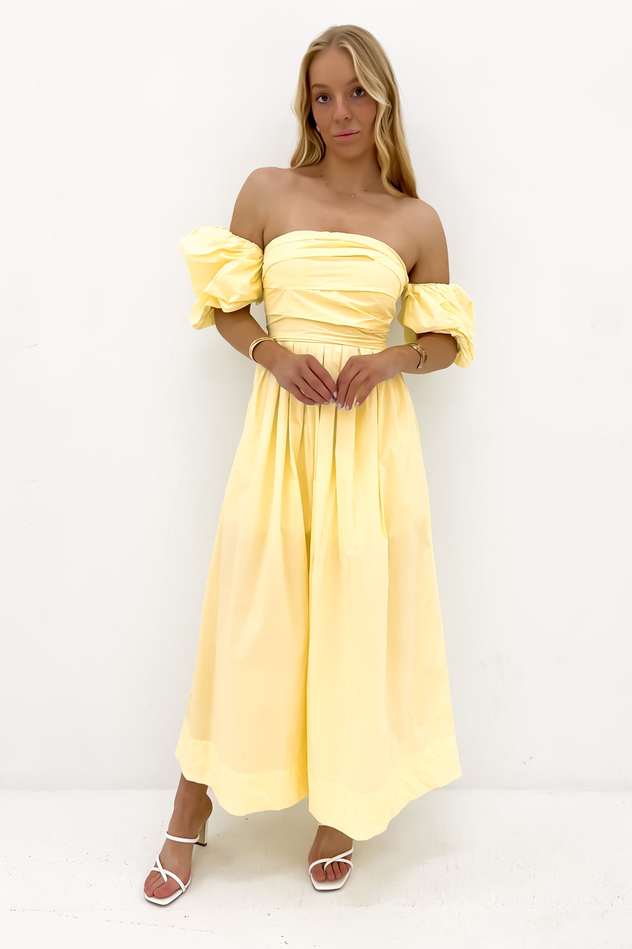 Dempsey Midi Dress Yellow