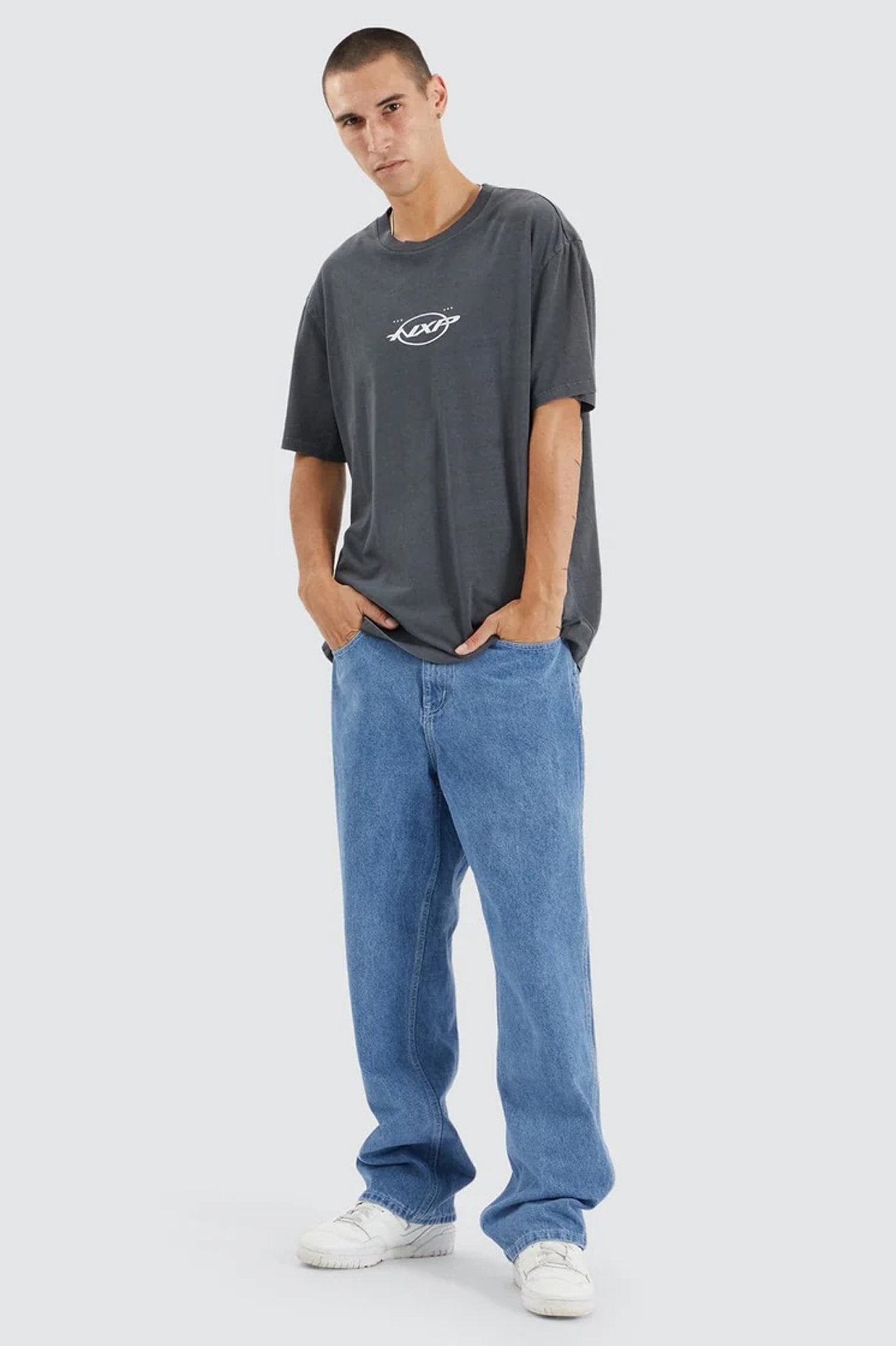 Dillon Baggy Fit Jean Clean Blue