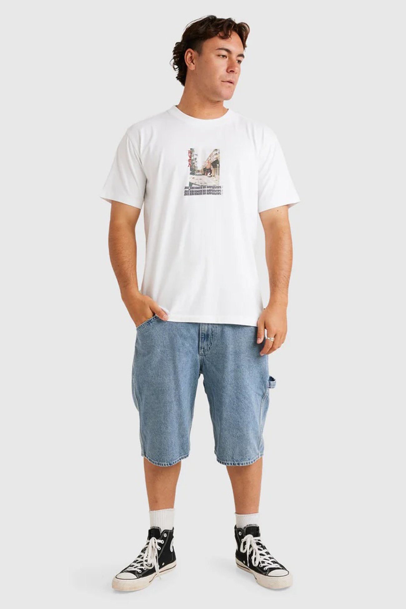 Downtown Short Sleeve Tee White