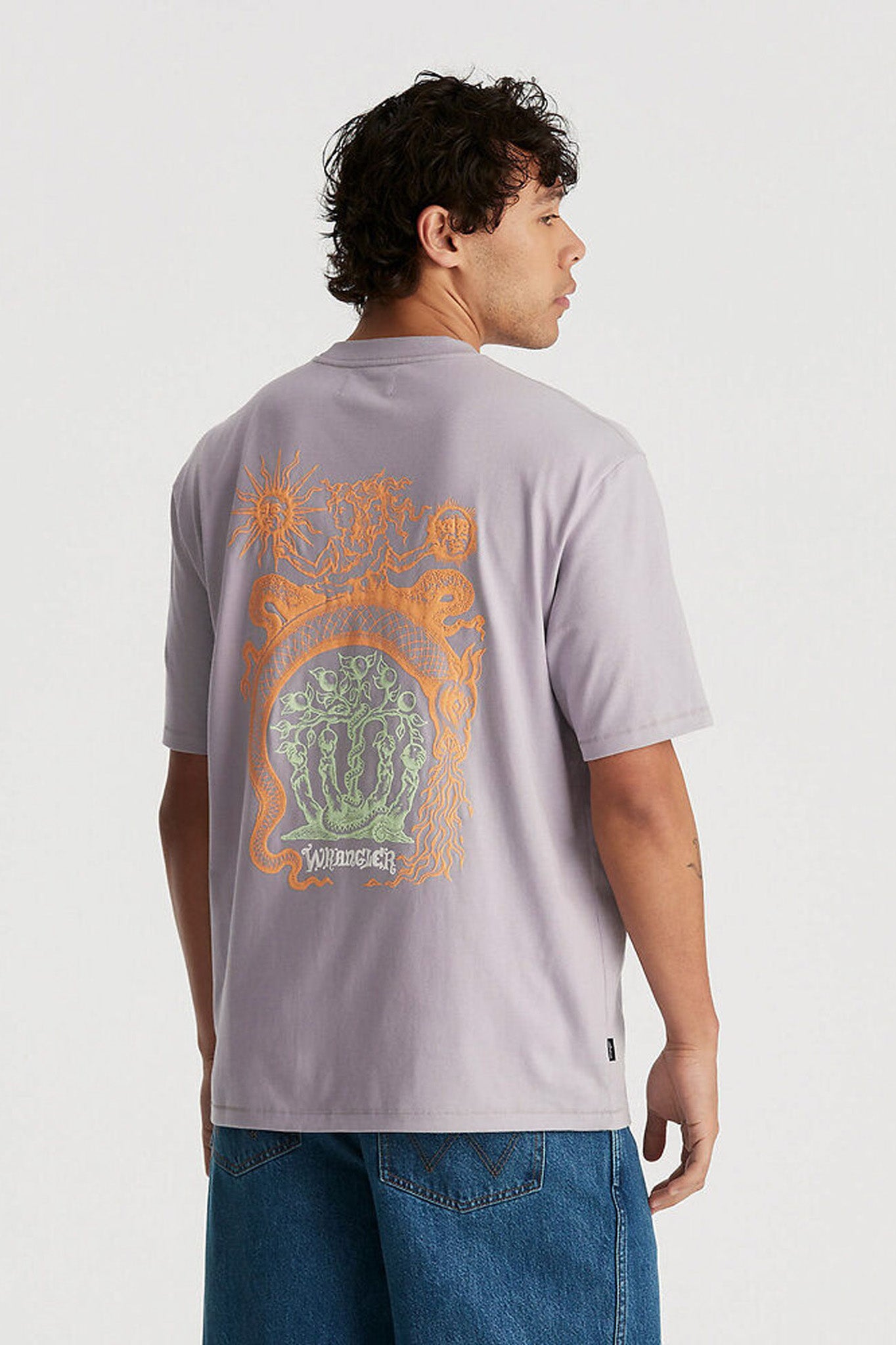 Earth Serpent Slacker Tee Concrete