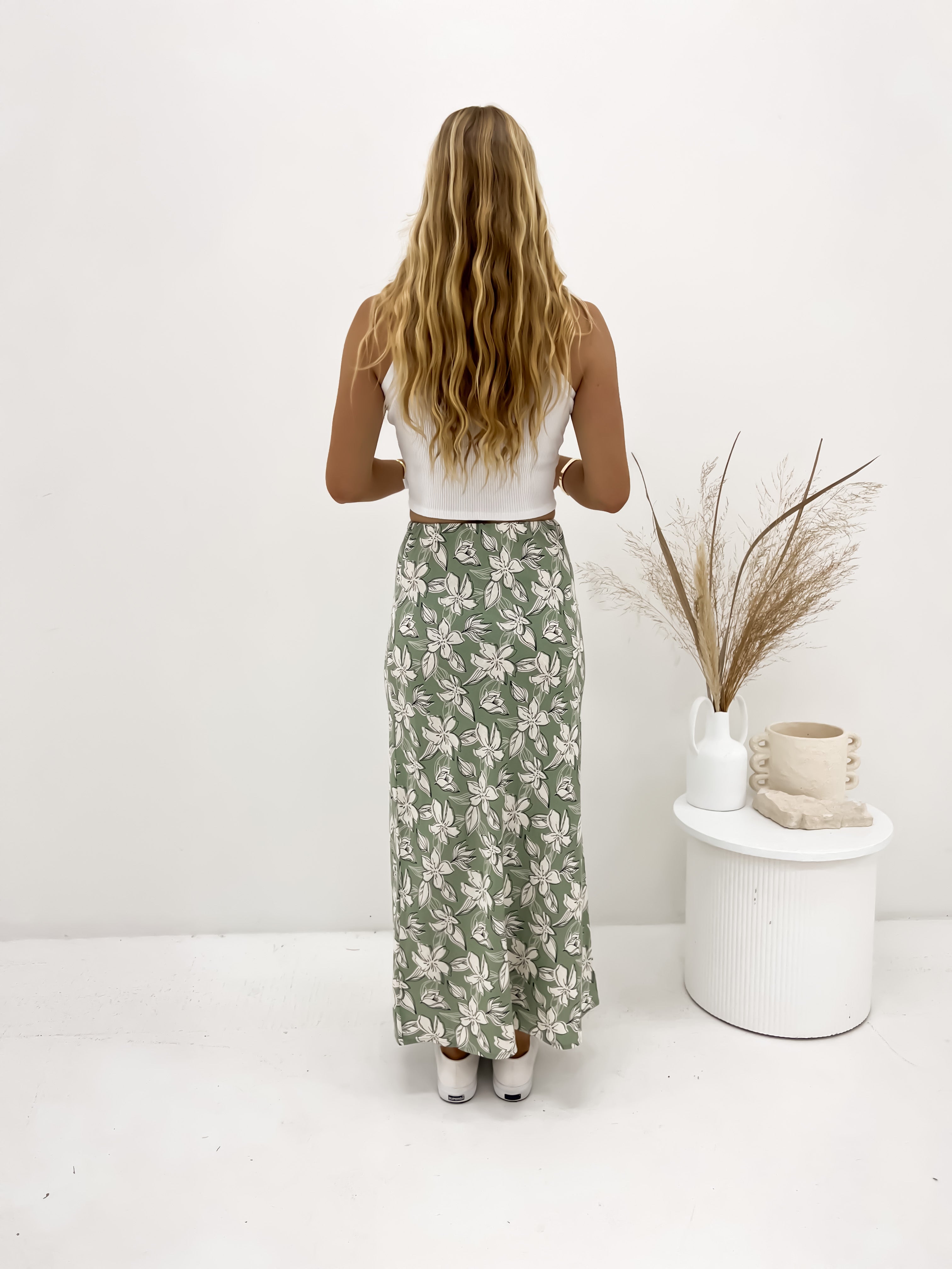 Eden Maxi Skirt Sage