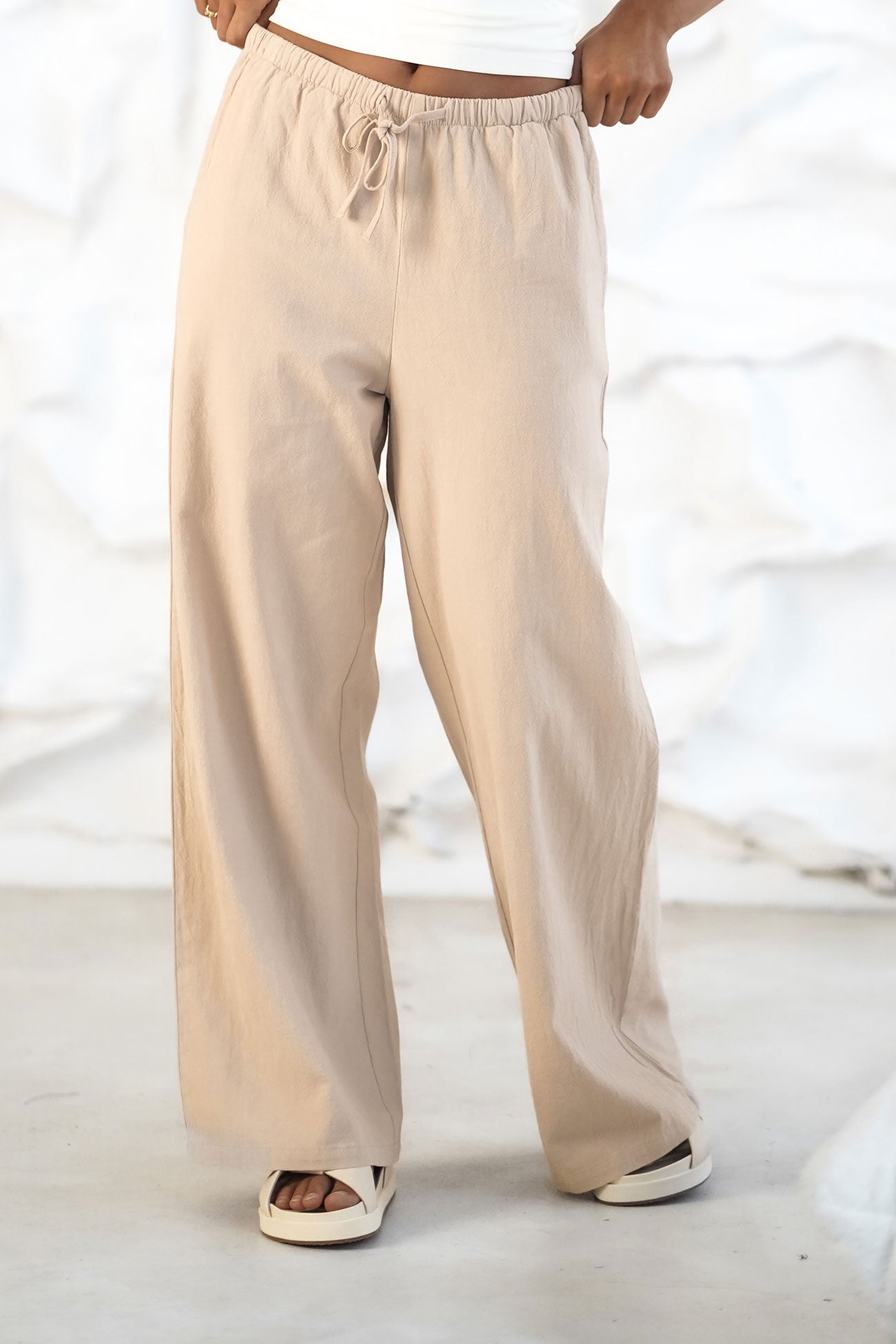 Elijah Beach Pant Tan