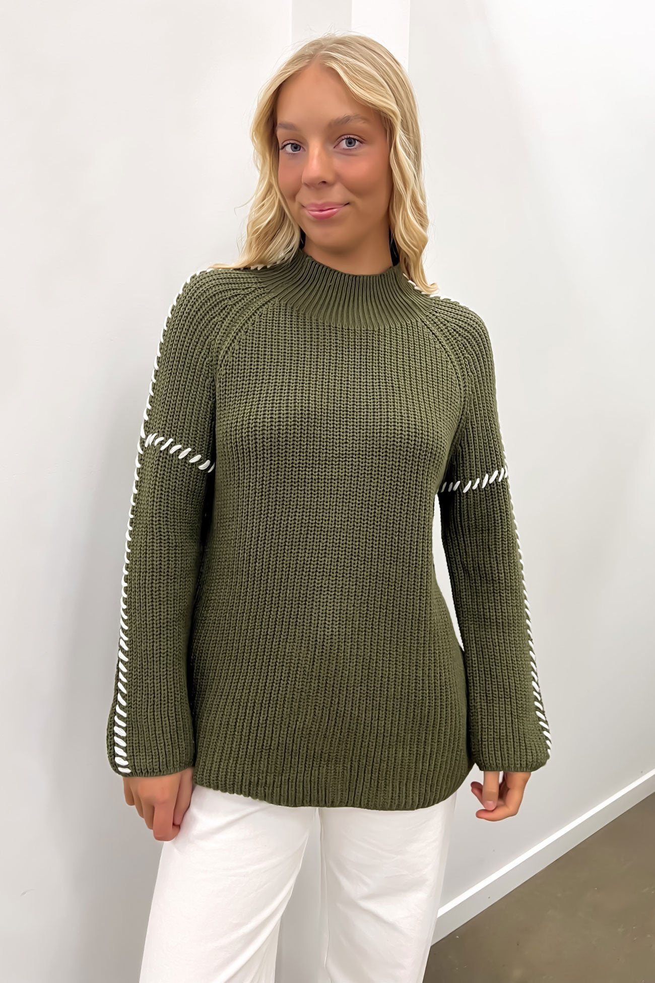 Eliza Knit Khaki