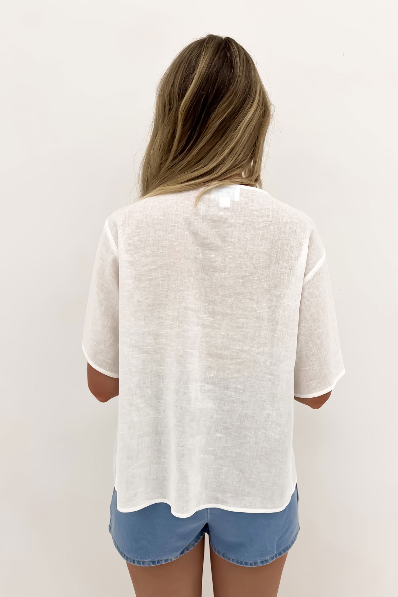 Ellie Top White